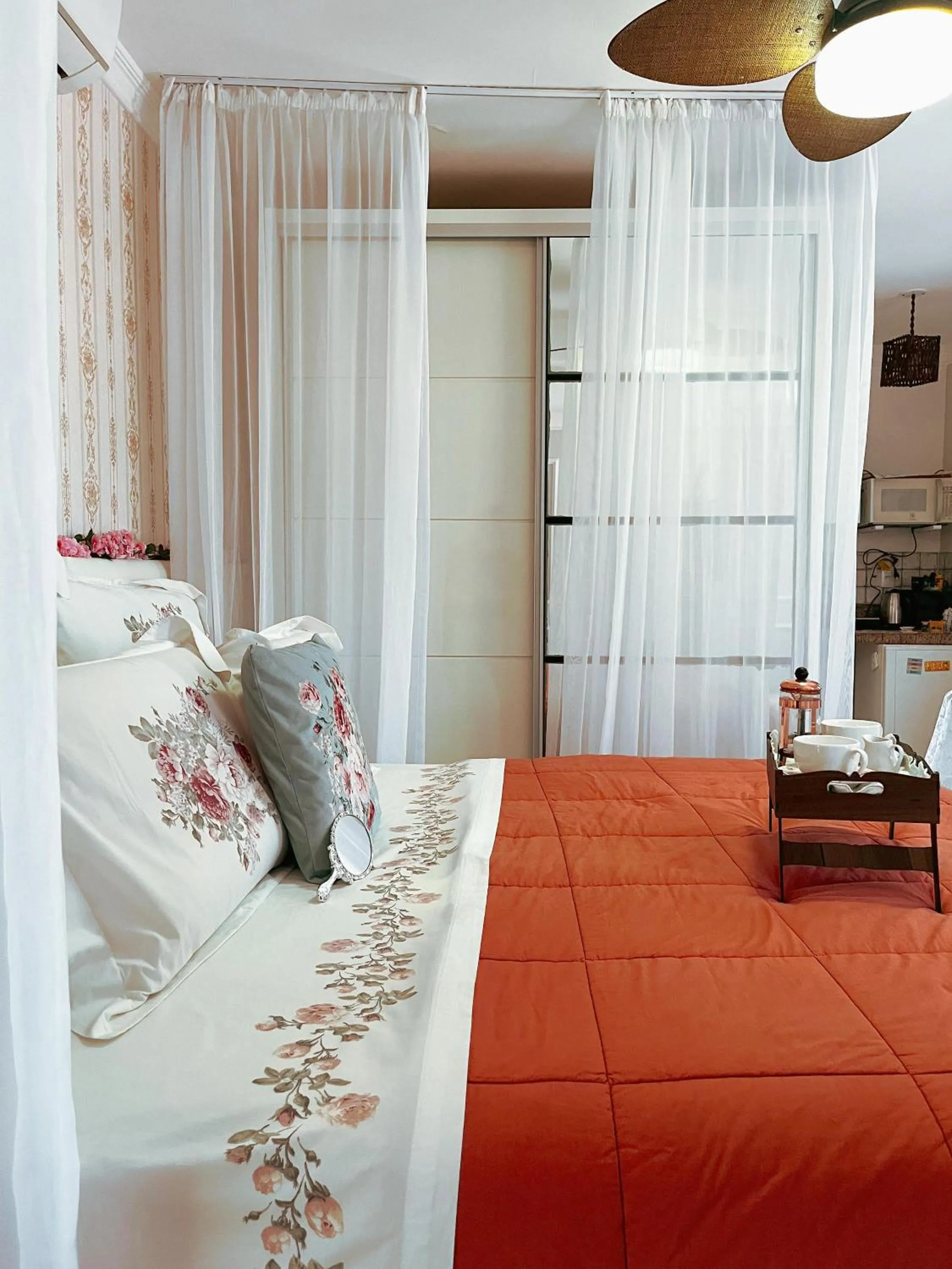 Bed in Pousada Recanto da Família