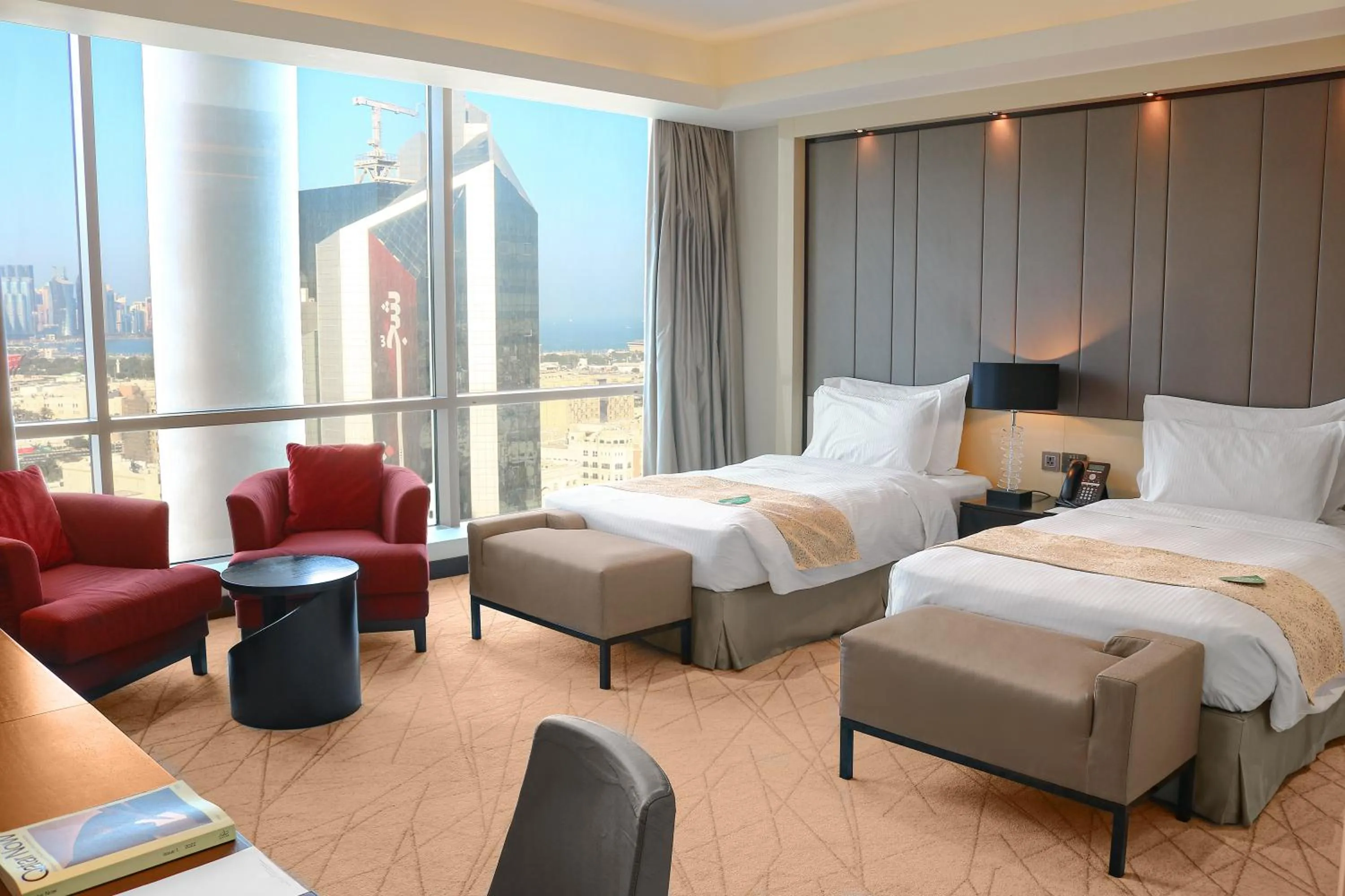 Photo of the whole room, Bed in Millennium Plaza Doha