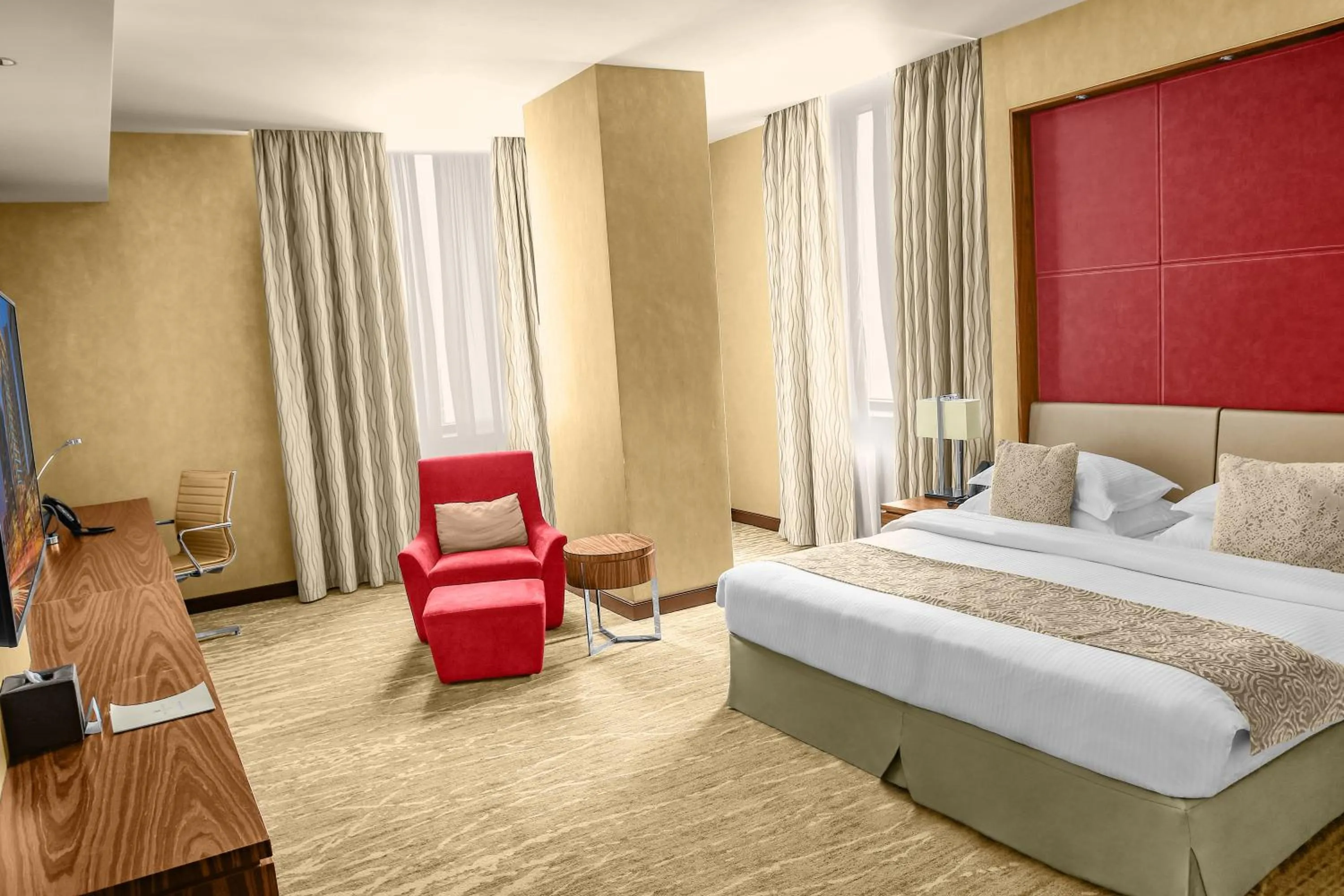 Bed in Millennium Plaza Doha