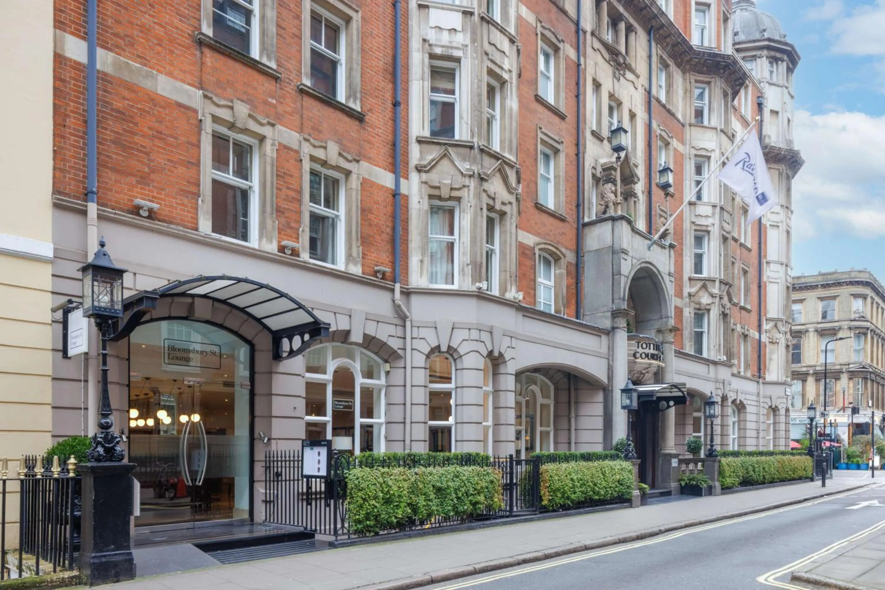 Property building in Radisson Blu Hotel, London Tottenham Court Road
