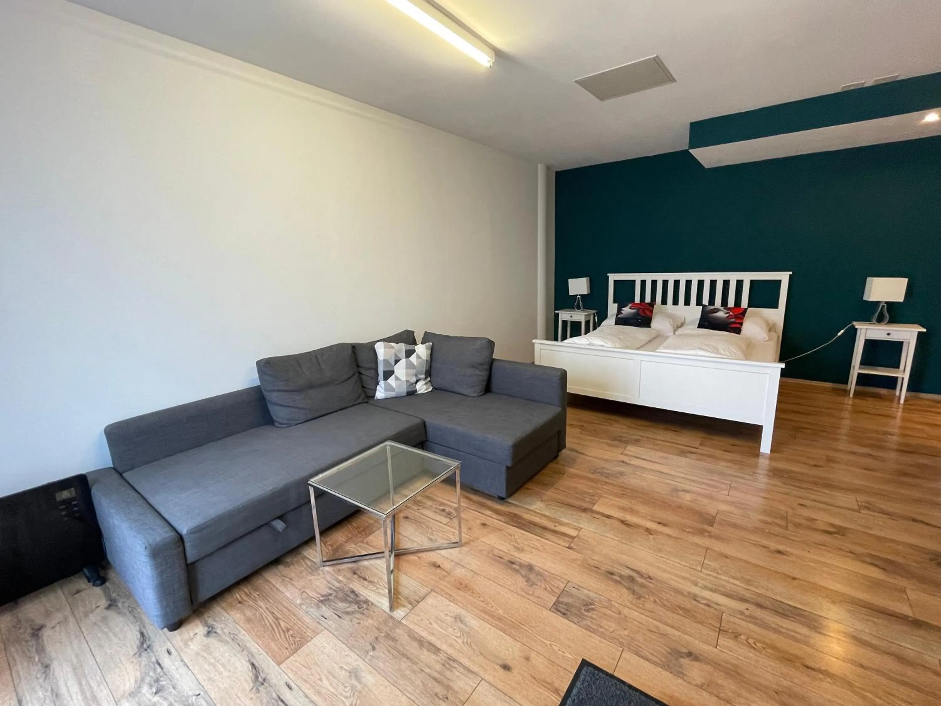 Living room, Bed in Berger Zentrum