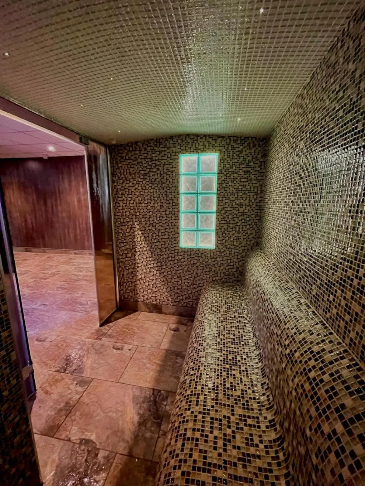 Steam room in Three Rivers Hotel