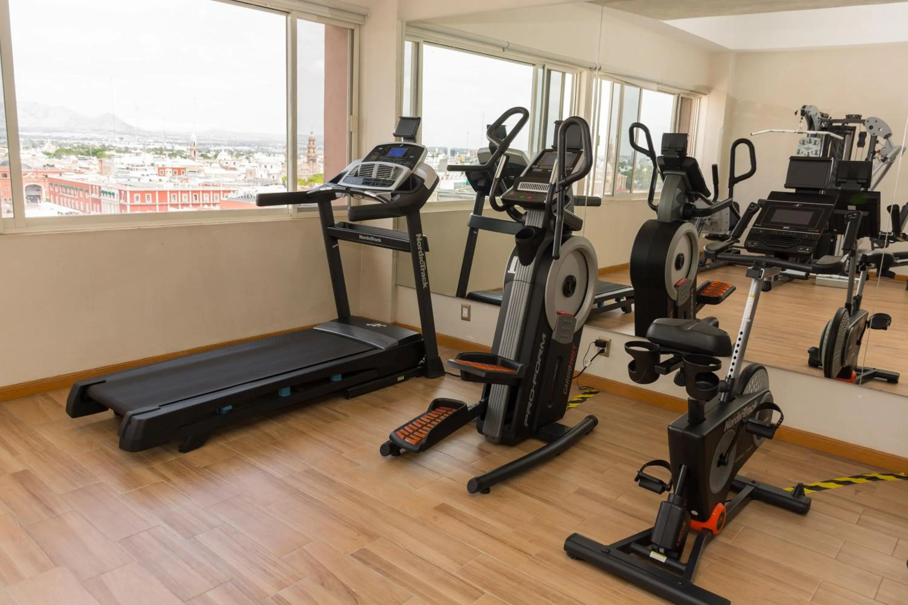 Fitness centre/facilities in Hotel Real Plaza Aguascalientes