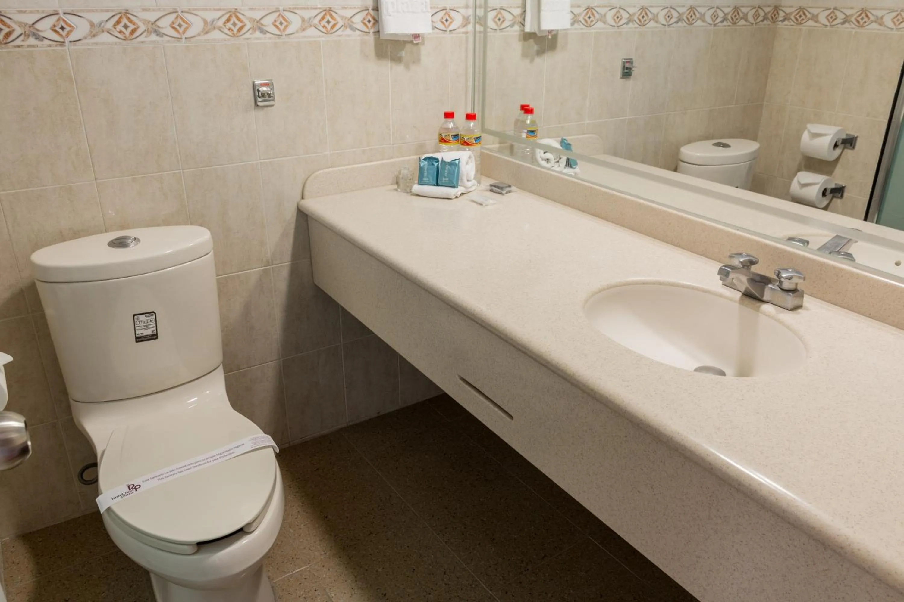 Toilet in Hotel Real Plaza Aguascalientes