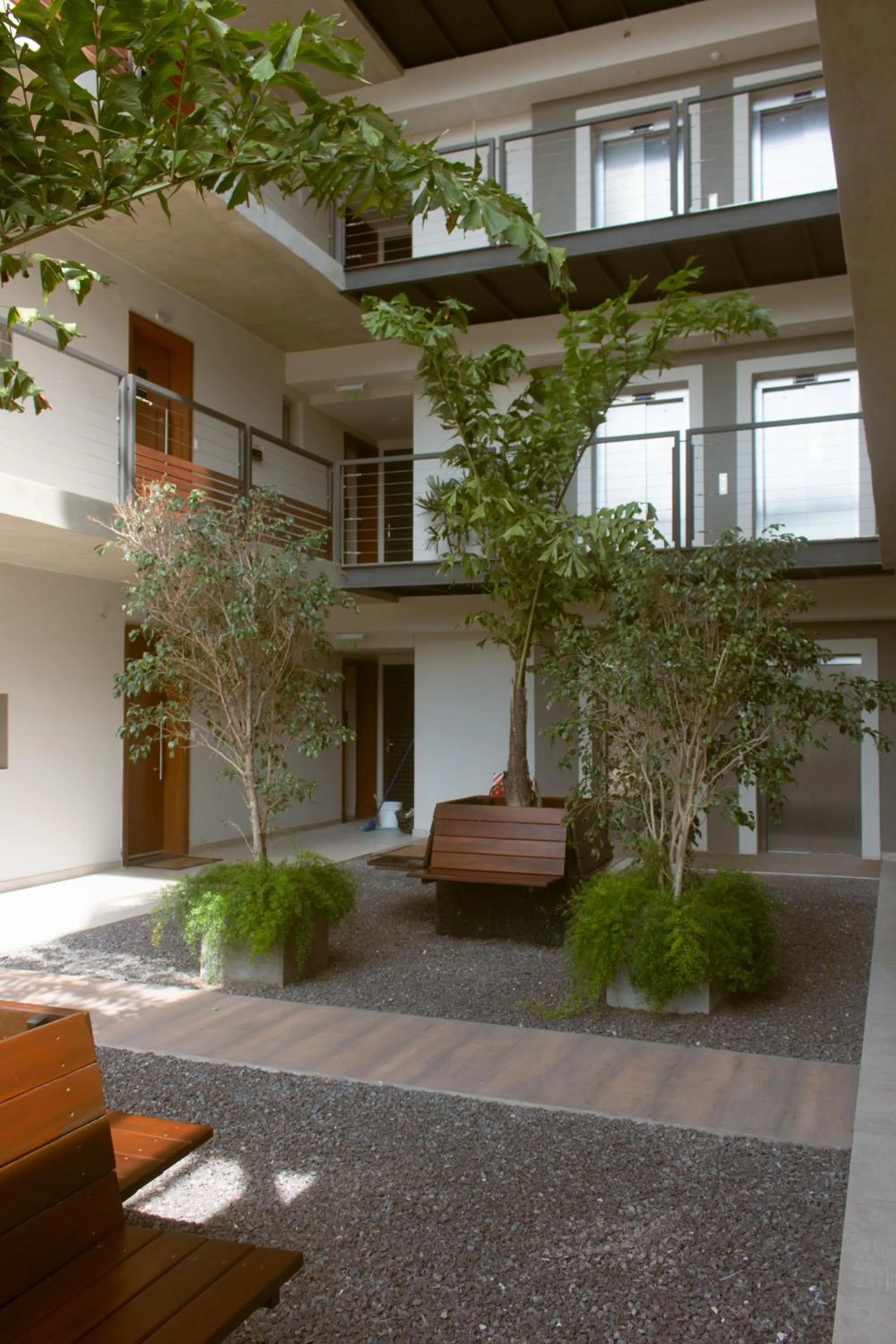 Patio in START Villa Morra Rent Apartments