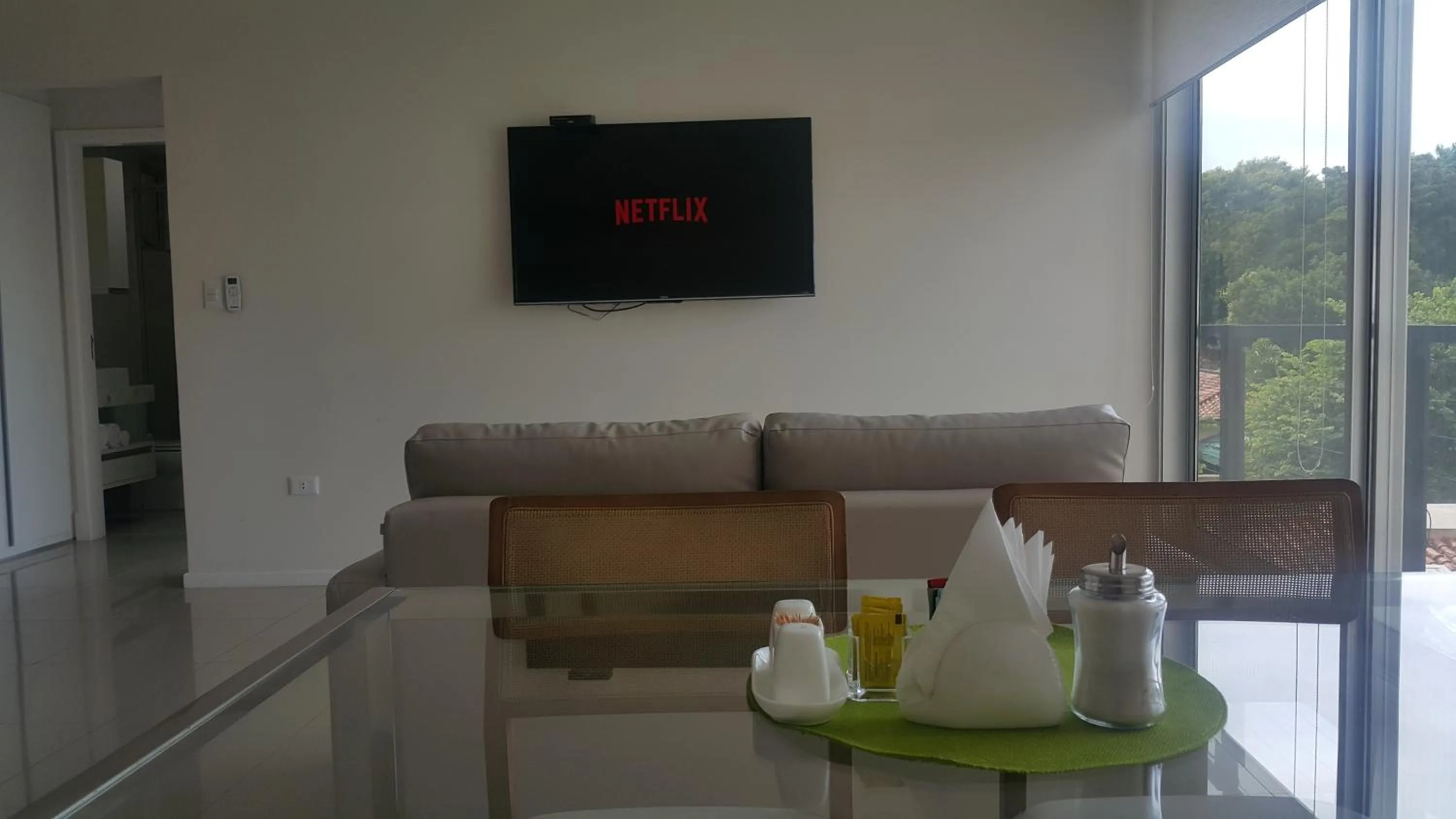 Living room in START Villa Morra Rent Apartments