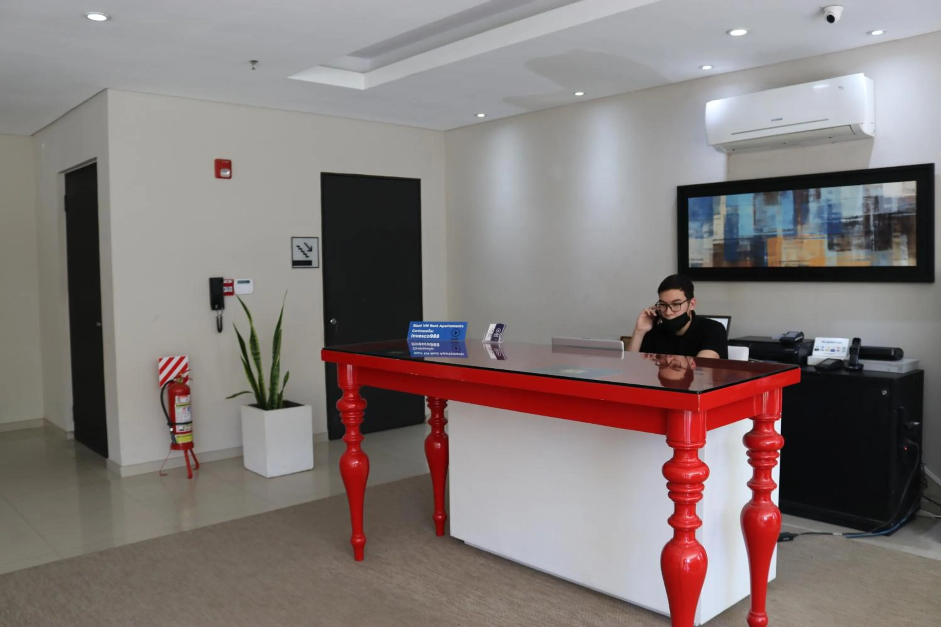 Lobby or reception in START Villa Morra Rent Apartments