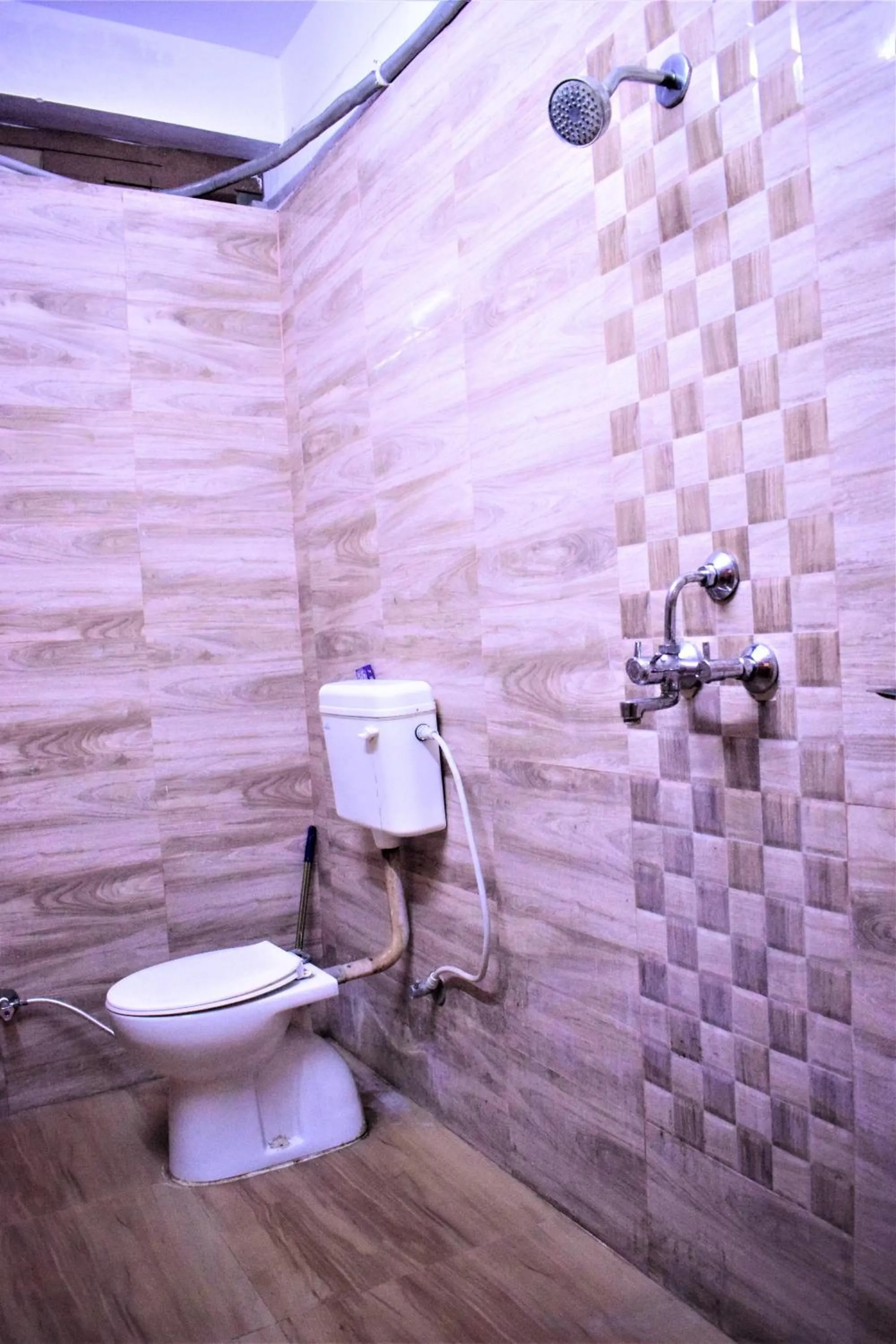 Bathroom in DS Residency Varanasi-Near Temple n Ghat-Parking