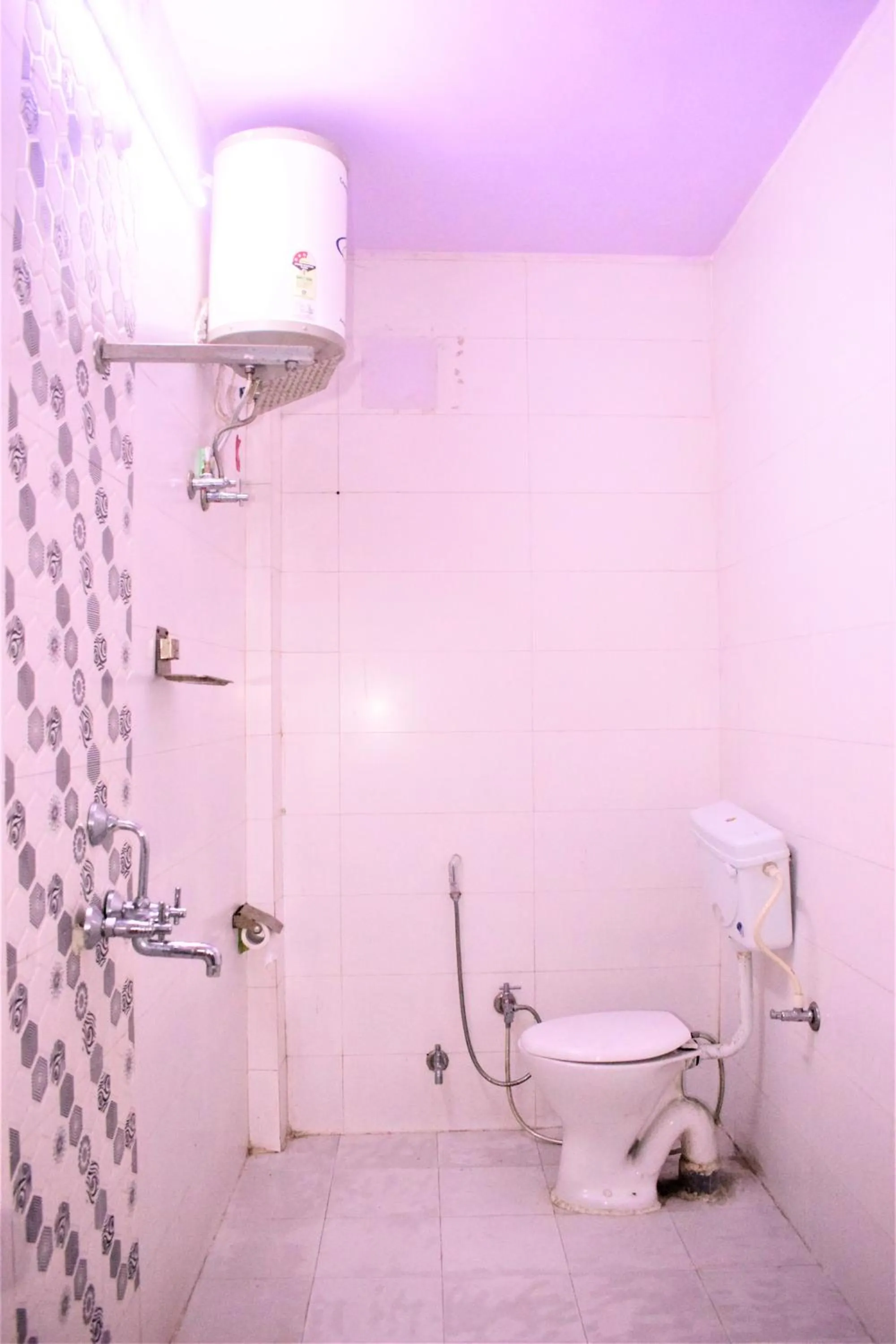 Bathroom in DS Residency Varanasi-Near Temple n Ghat-Parking