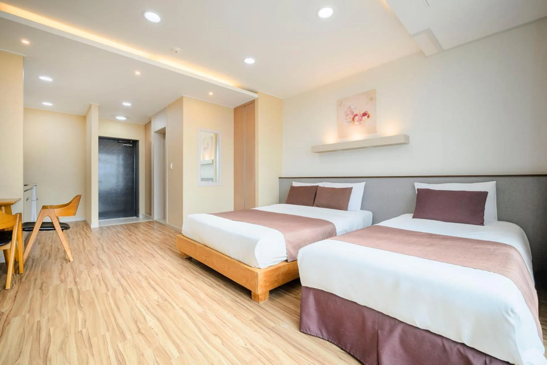 Bed in Jeju M Resort