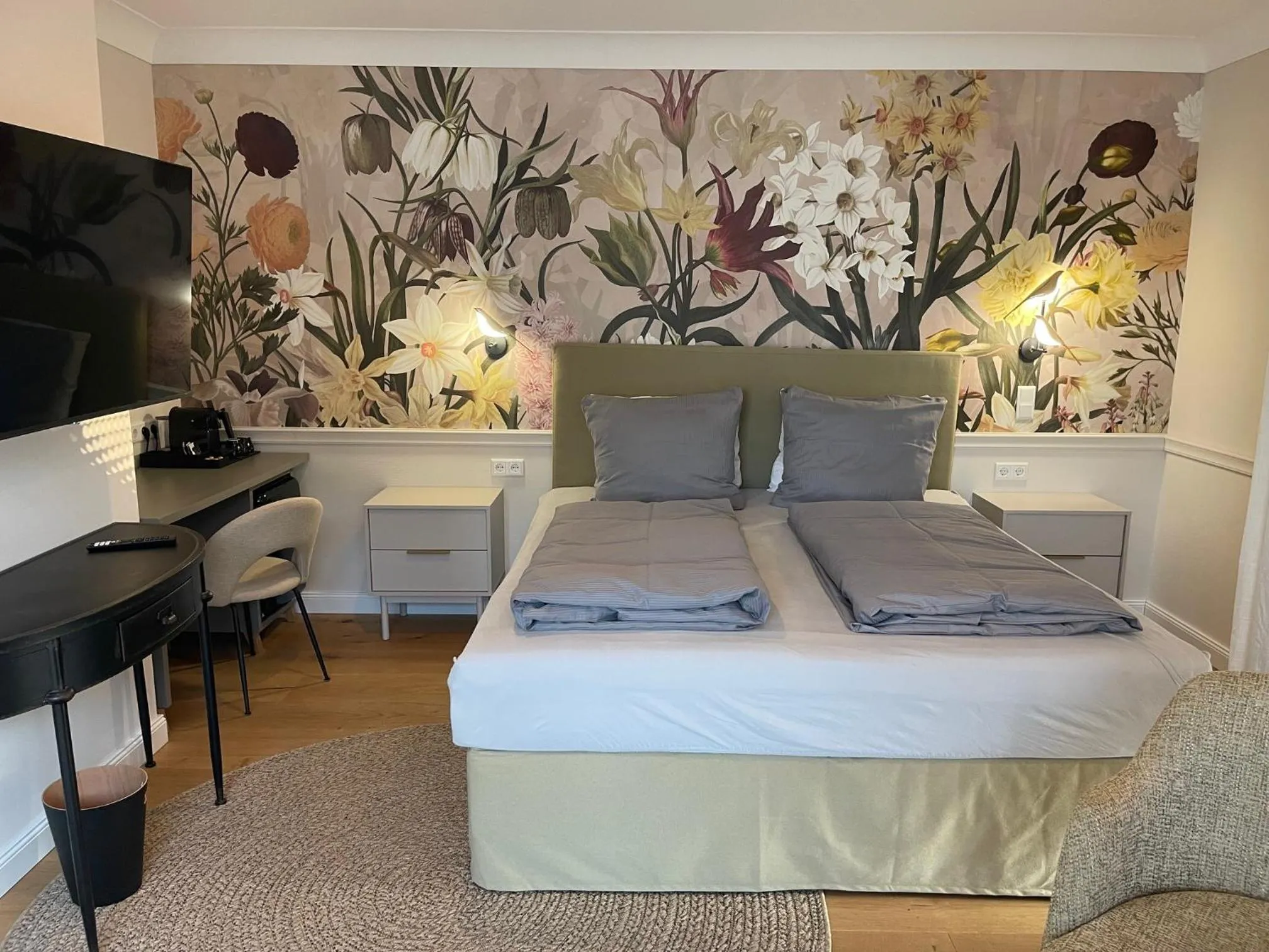 Bedroom, Bed in Alwine - Landhaus an den Spreewiesen