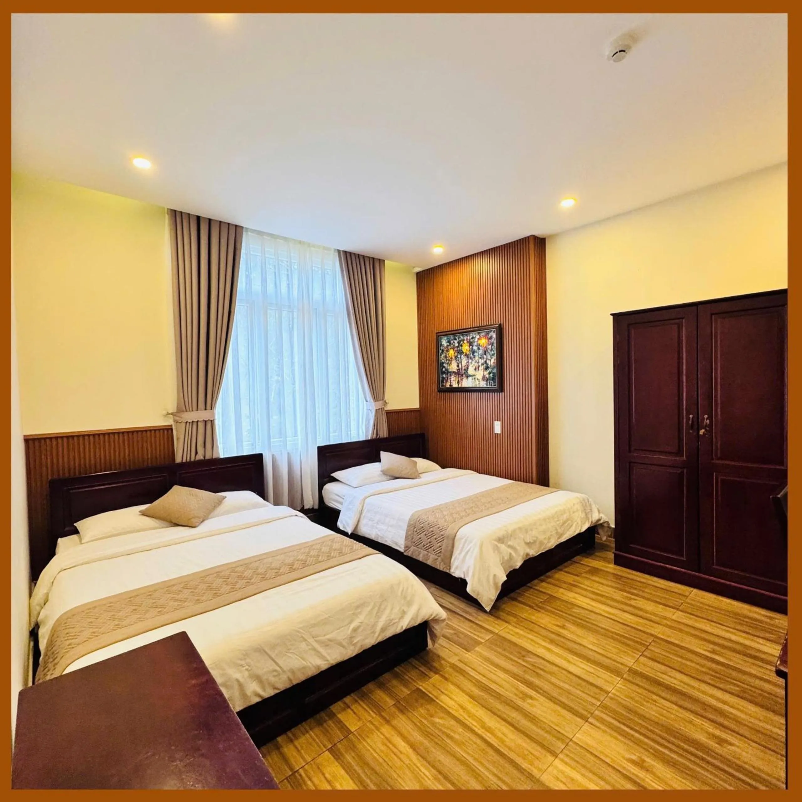 Bed in Nam Xuan Premium Hotel