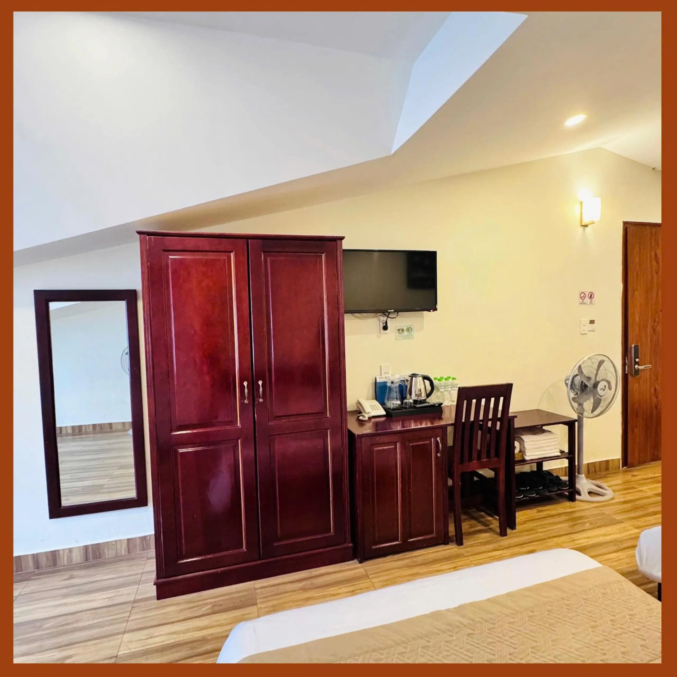 Bed in Nam Xuan Premium Hotel