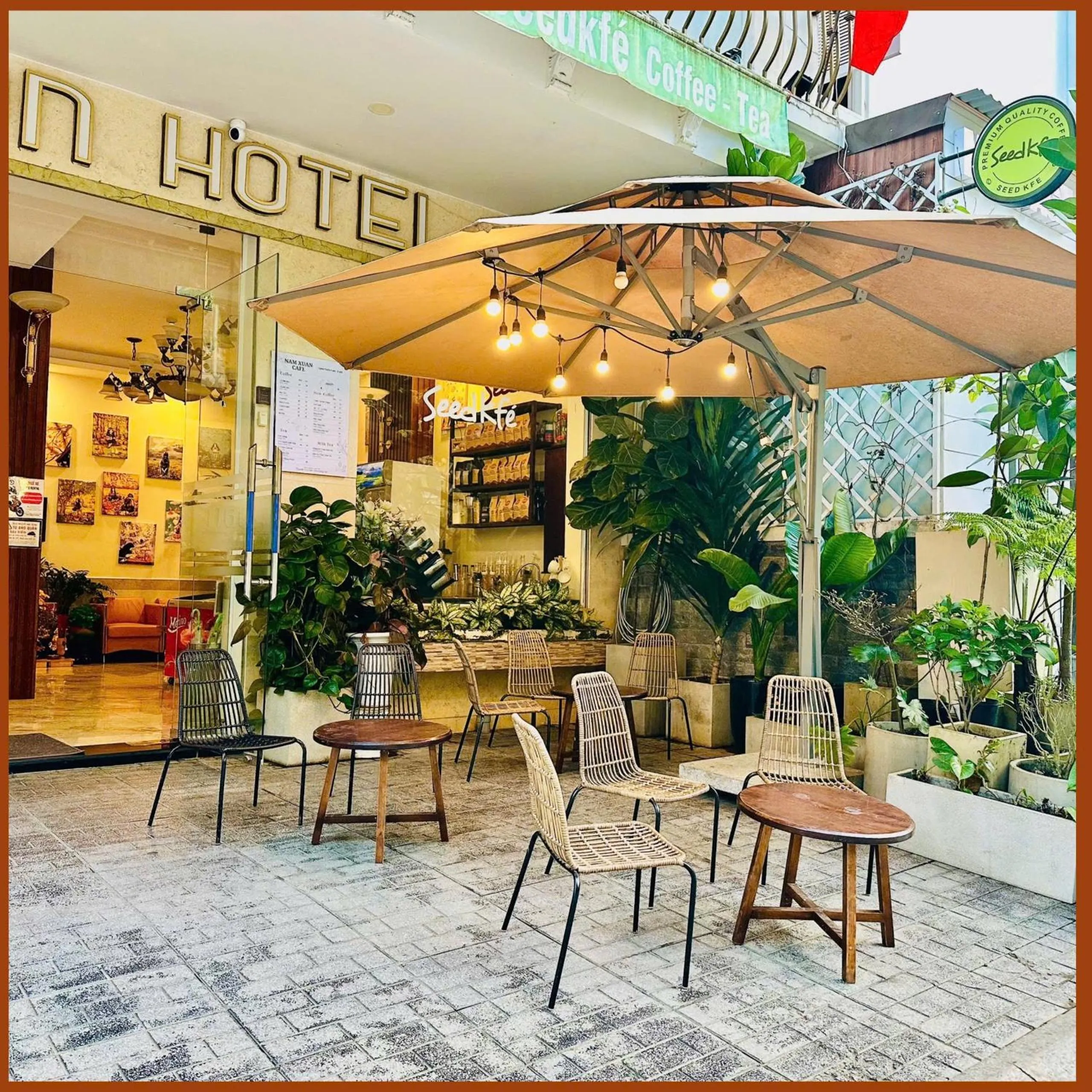 Property building in Nam Xuan Premium Hotel