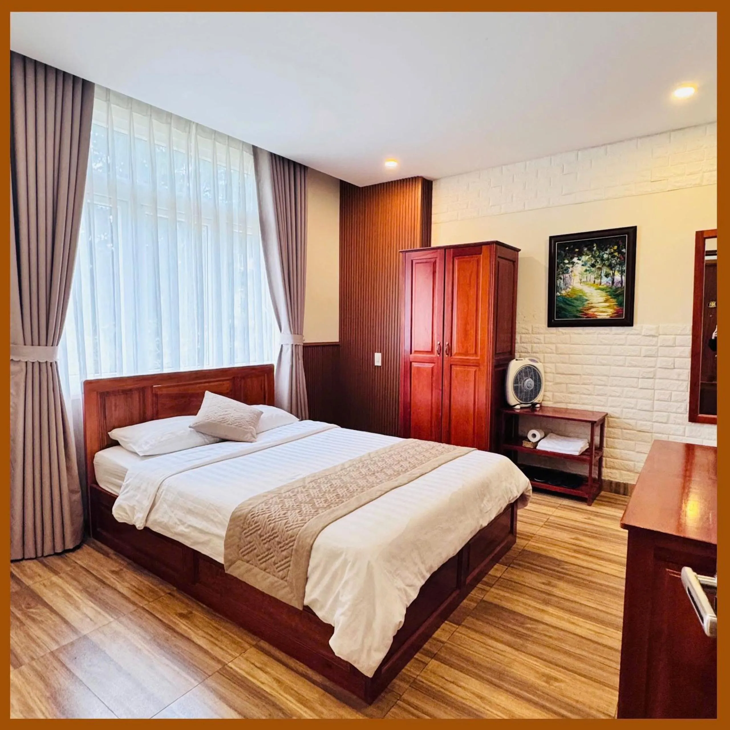 Bed in Nam Xuan Premium Hotel