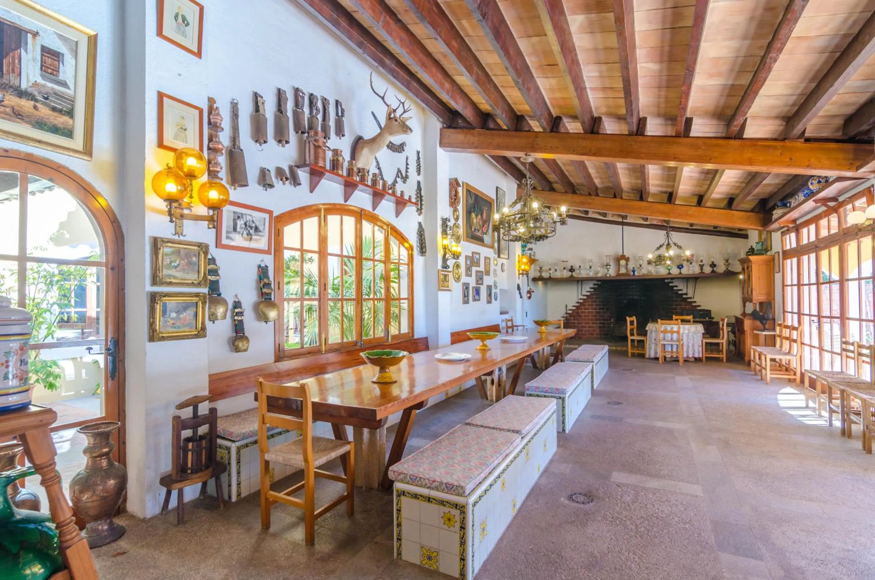 Dining area in Finca Son Pou