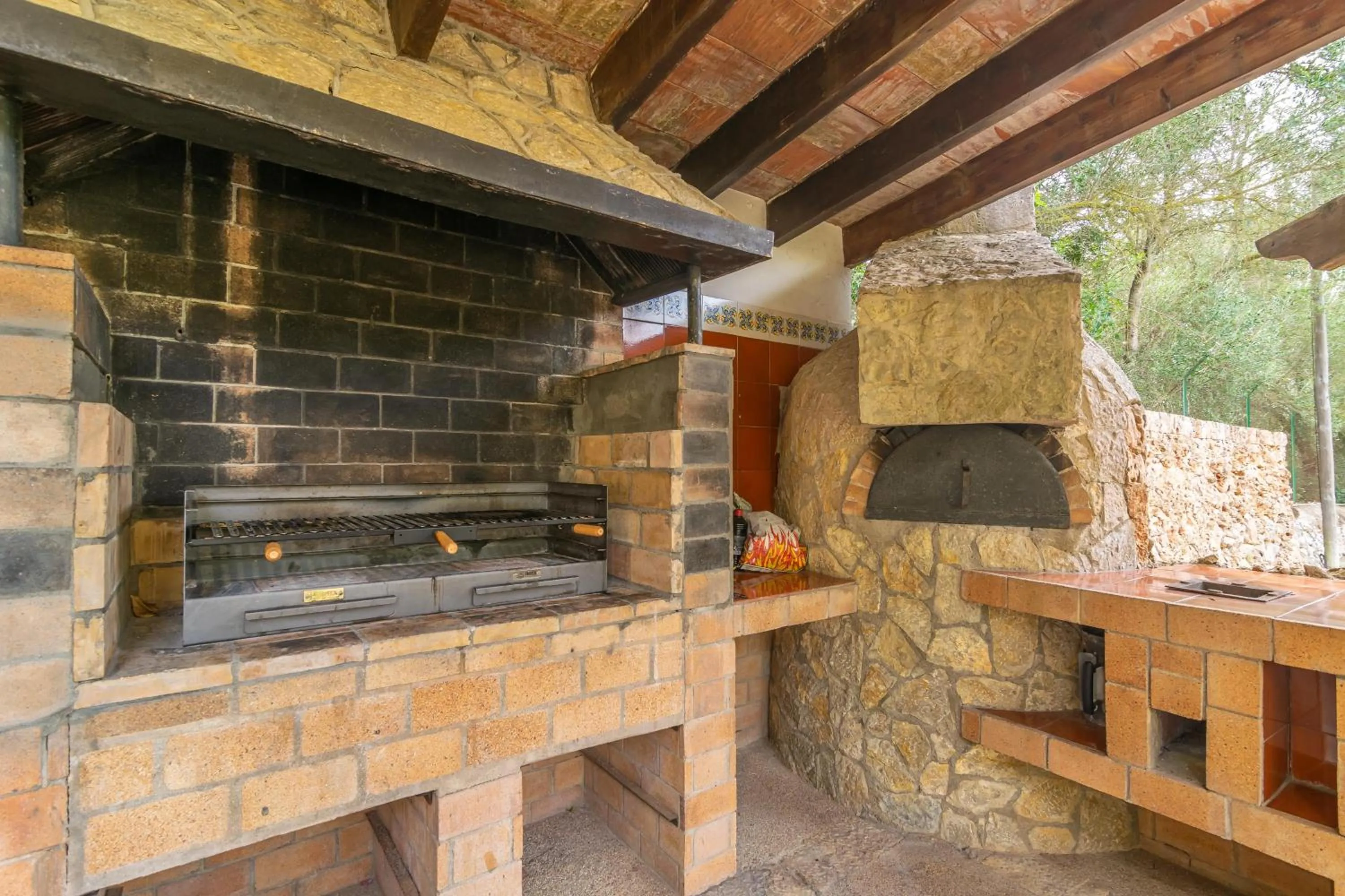 BBQ facilities in Finca Son Pou