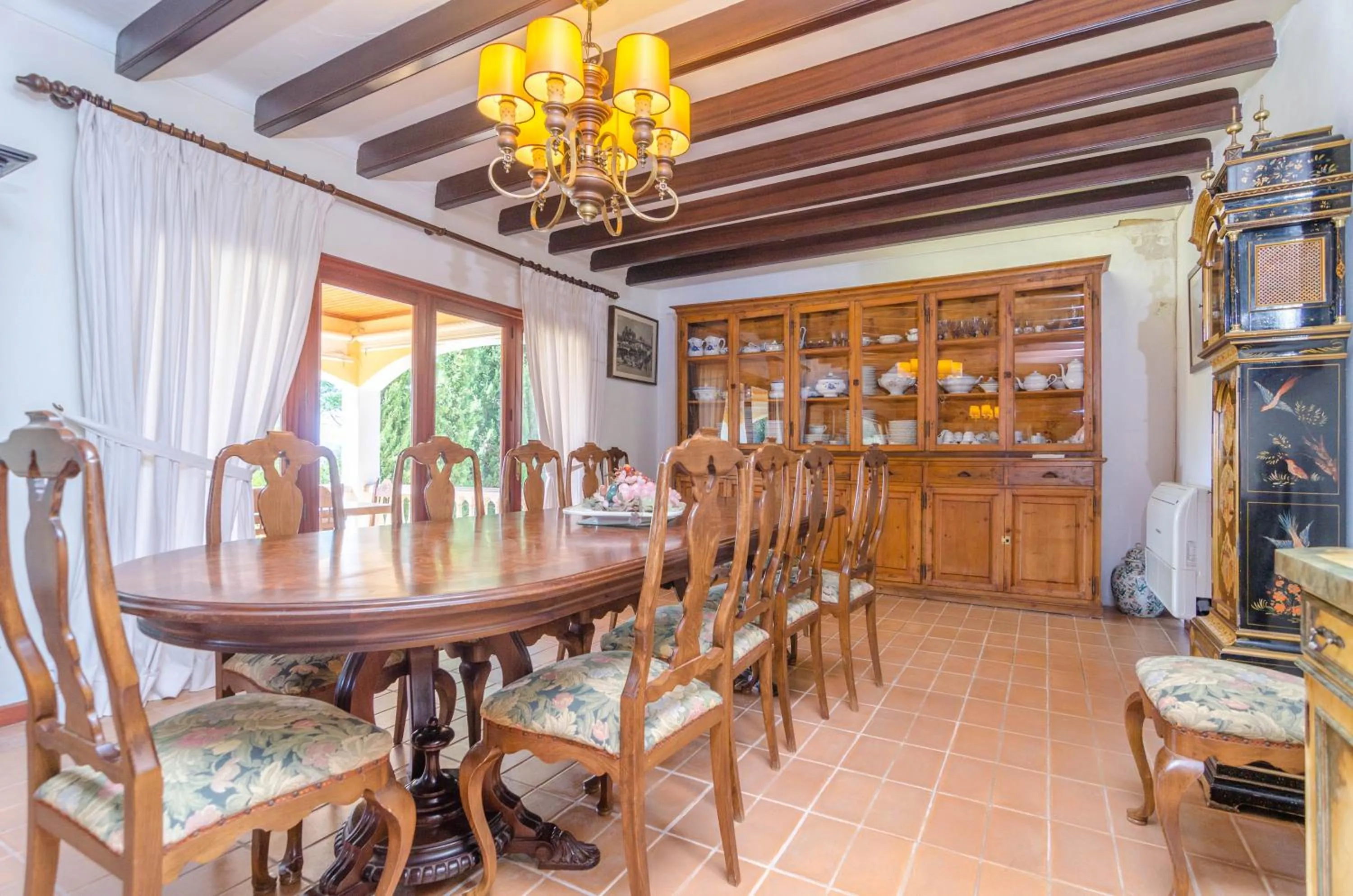 Dining area in Finca Son Pou