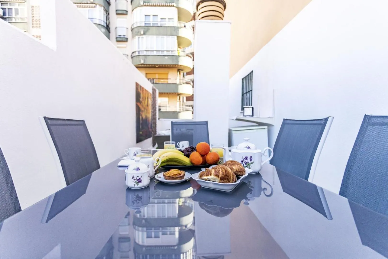 Balcony/Terrace in Rentcostadelsol Malagueta Arenal