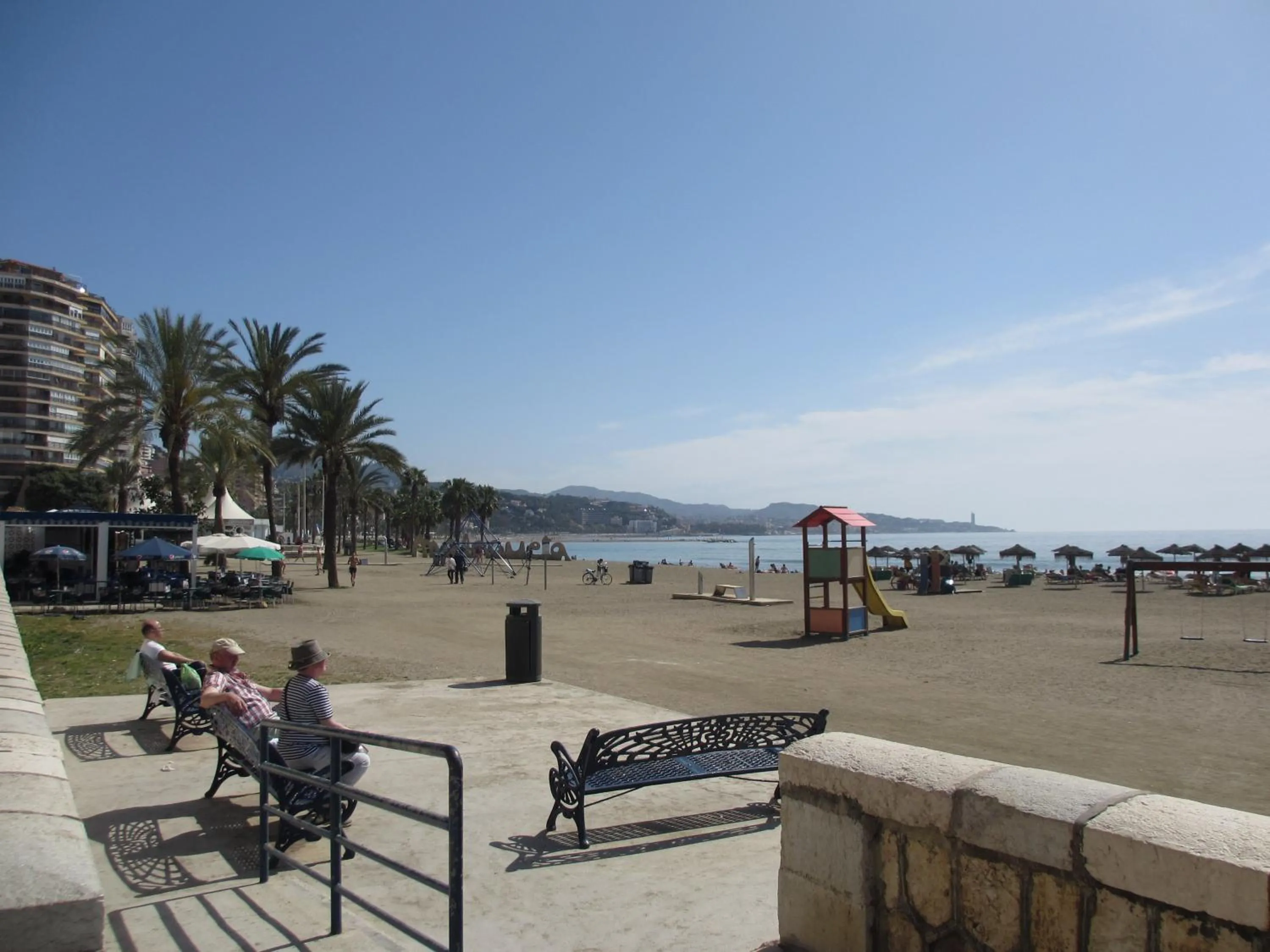 Beach in Rentcostadelsol Malagueta Arenal