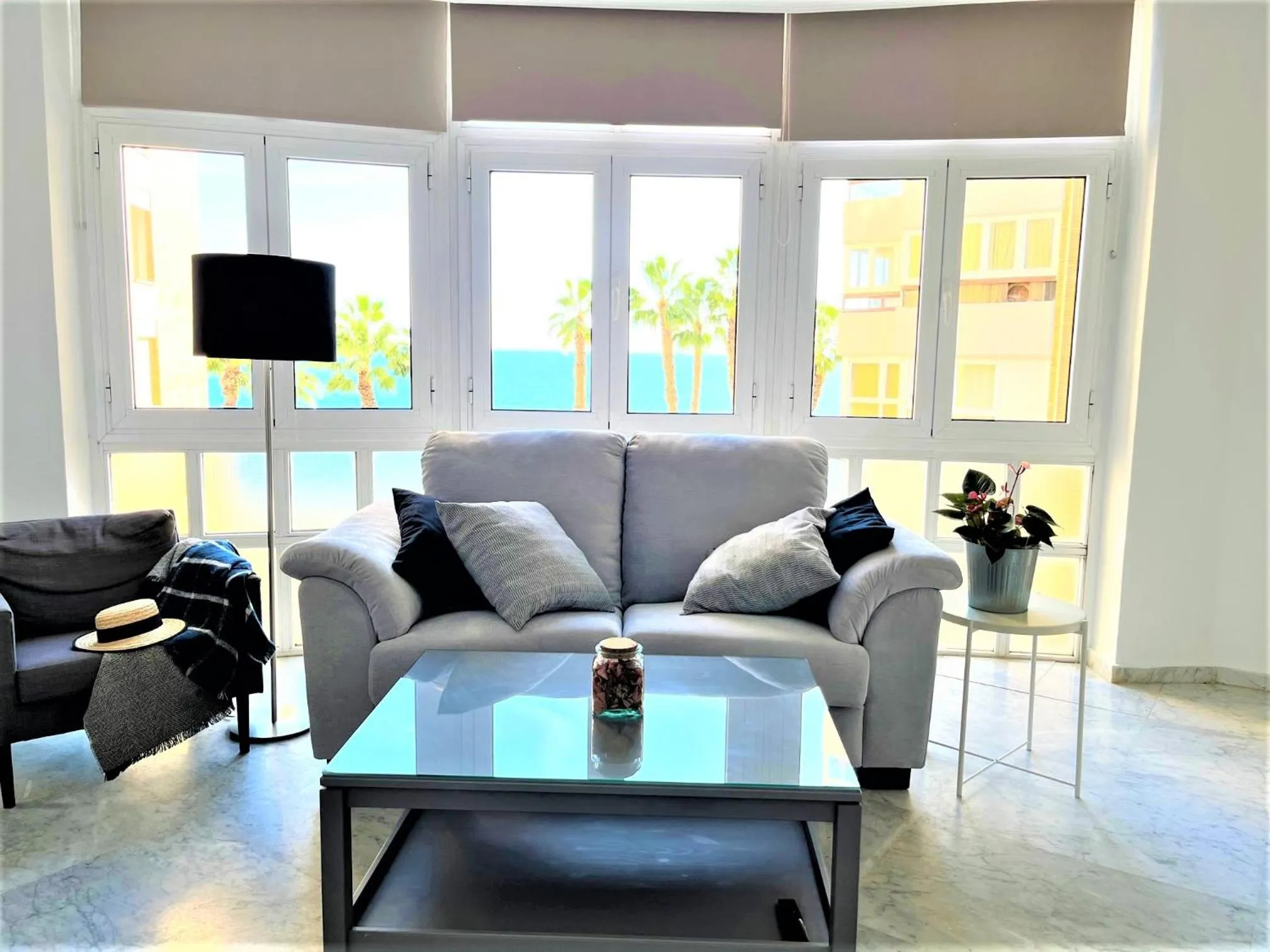 Living room in Rentcostadelsol Malagueta Arenal