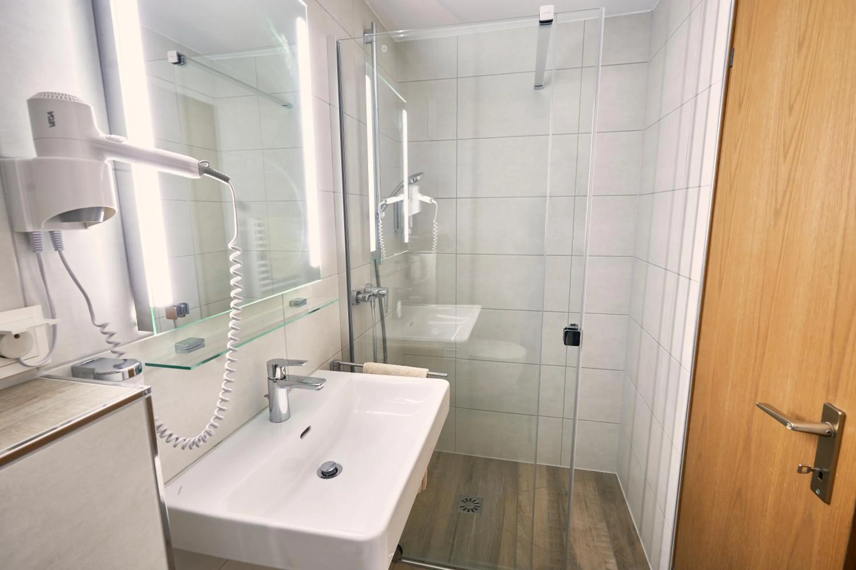 Bathroom in Gästehaus Korf