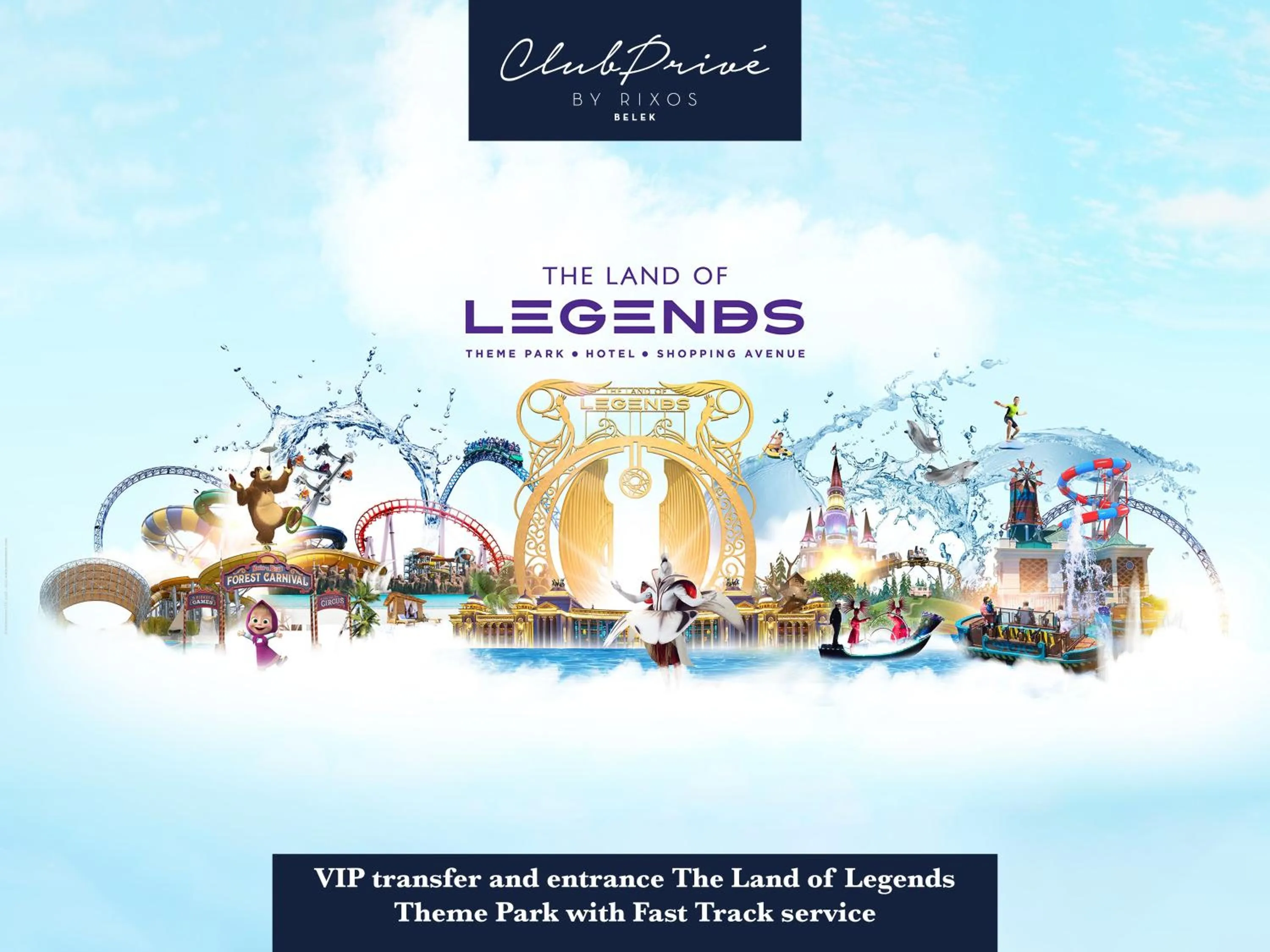 Aqua park in Club Prive By Rixos Belek