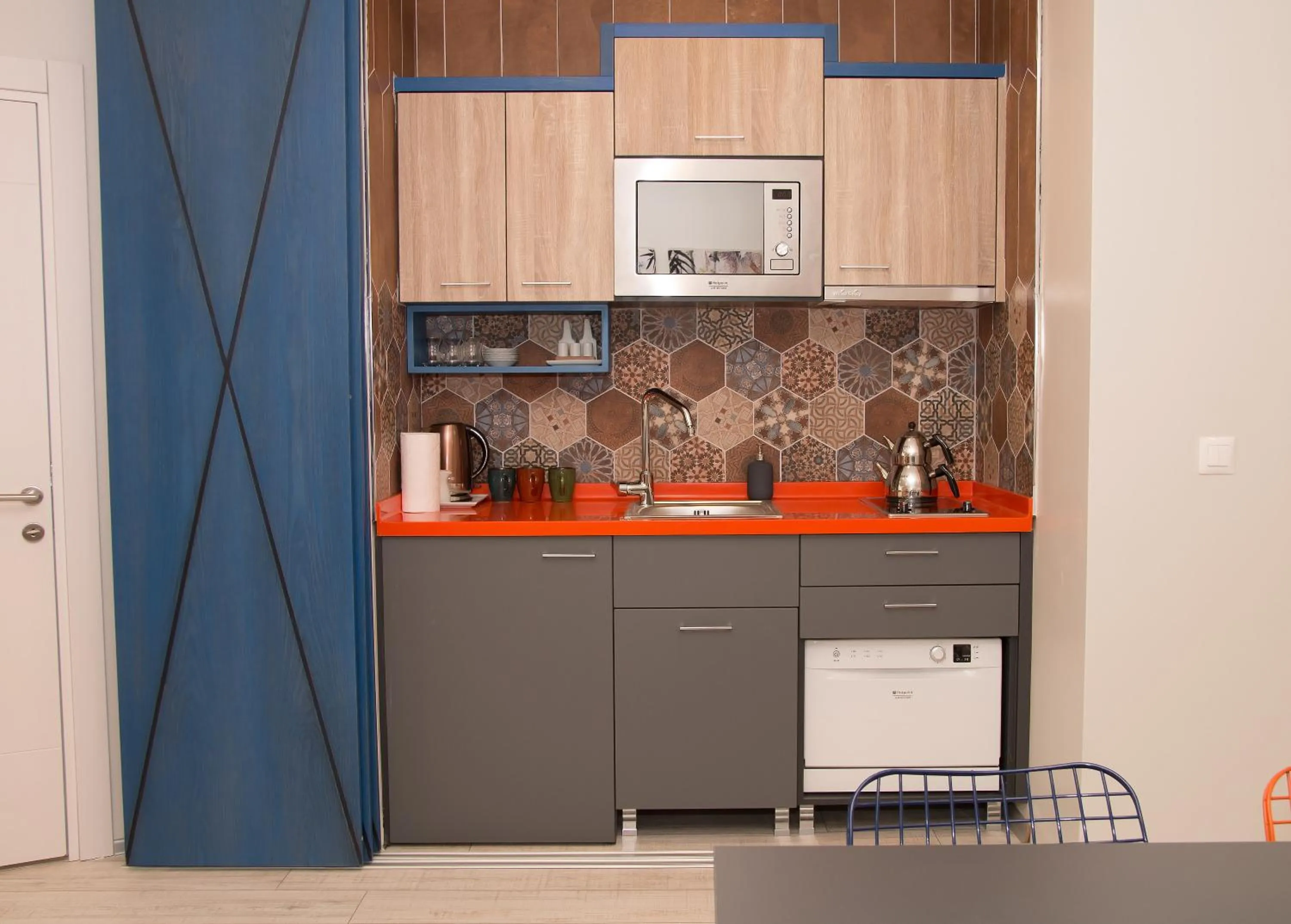 Kitchen or kitchenette in Zin D Home Dudullu Otel