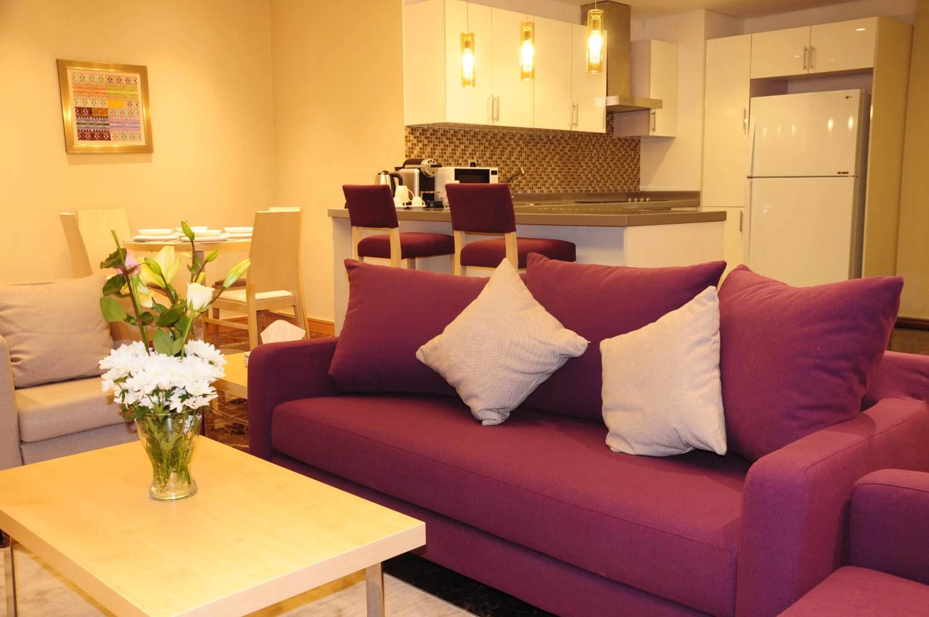 Living room in SAS Residence & Hotel Dhahran