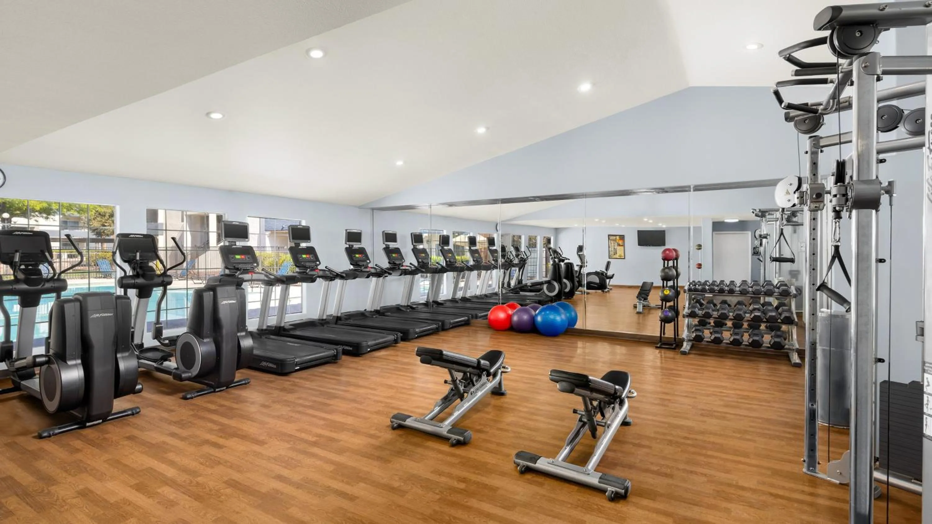 Fitness centre/facilities in Holiday Inn Club Vacations at Desert Club Resort