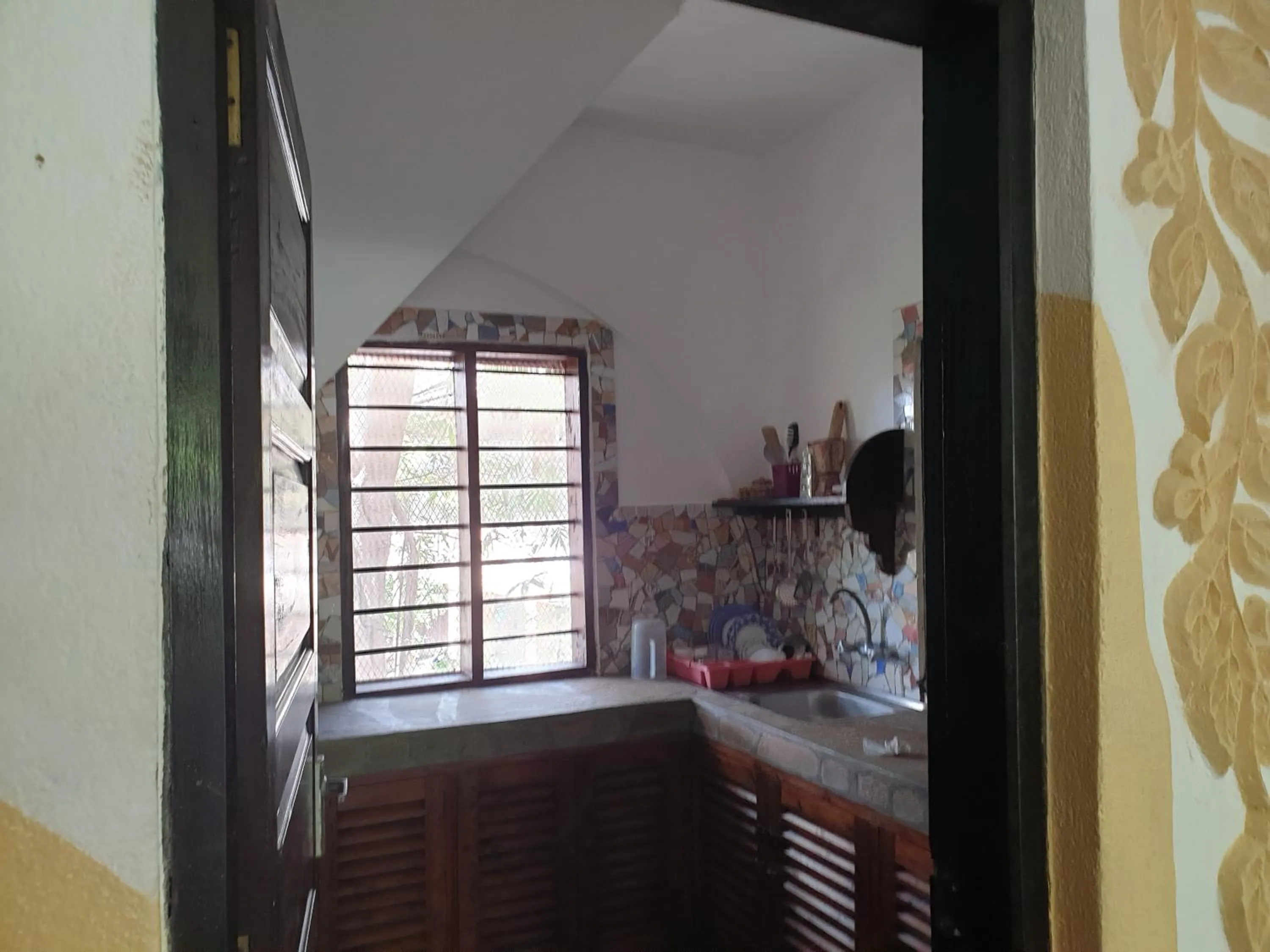 Kitchen or kitchenette in Marijani Holiday Resort