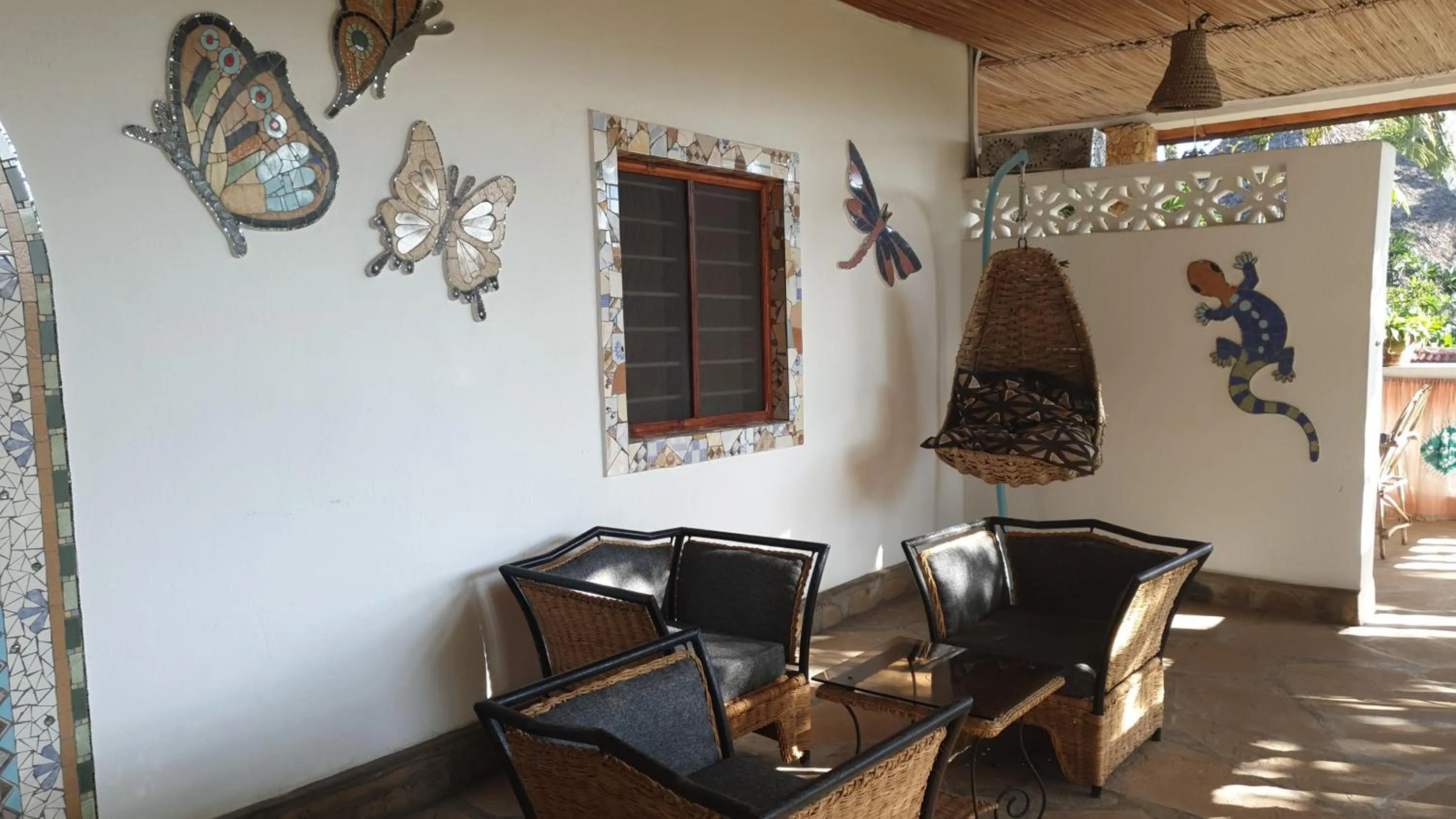 Decorative detail in Marijani Holiday Resort