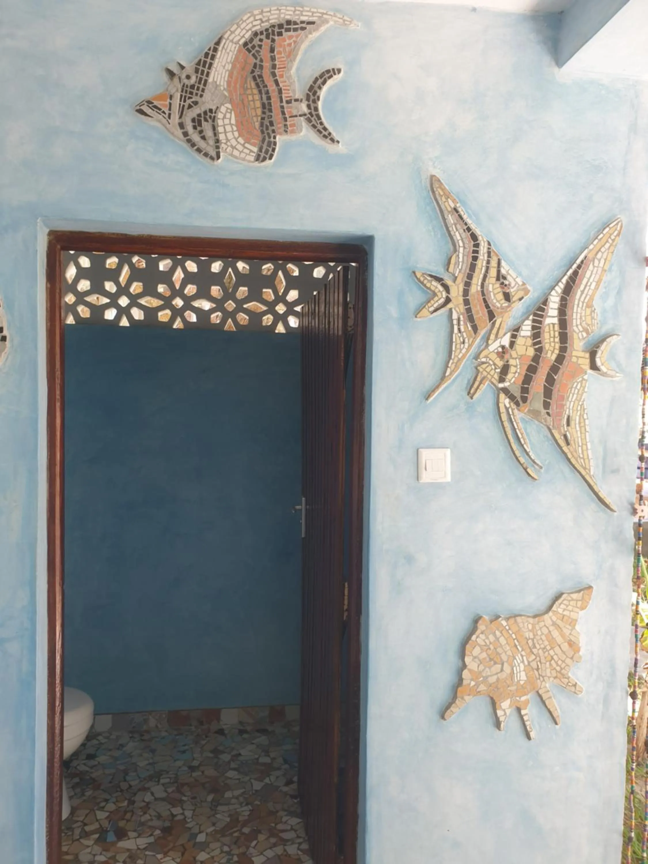 Decorative detail in Marijani Holiday Resort