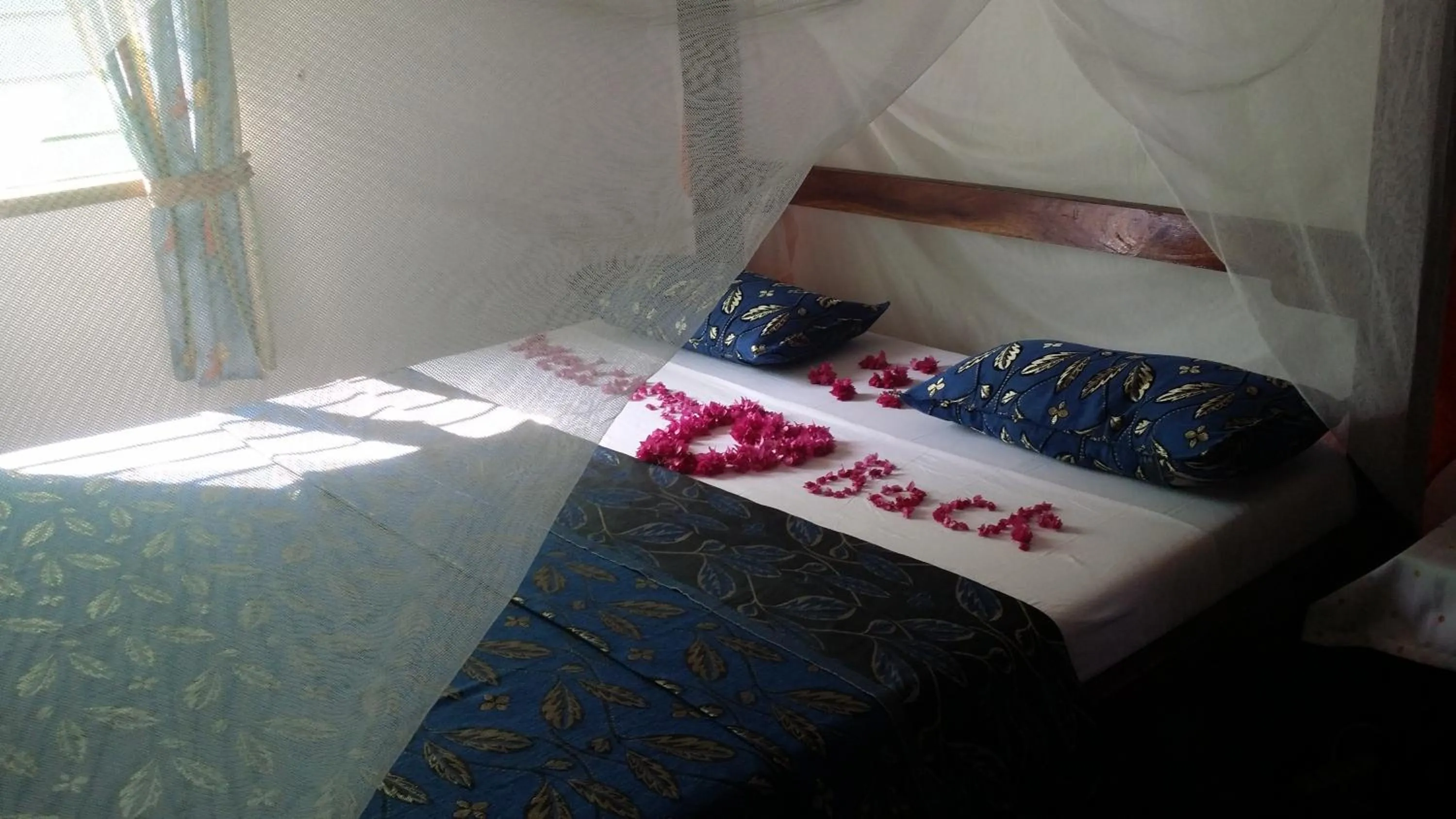Bed in Marijani Holiday Resort