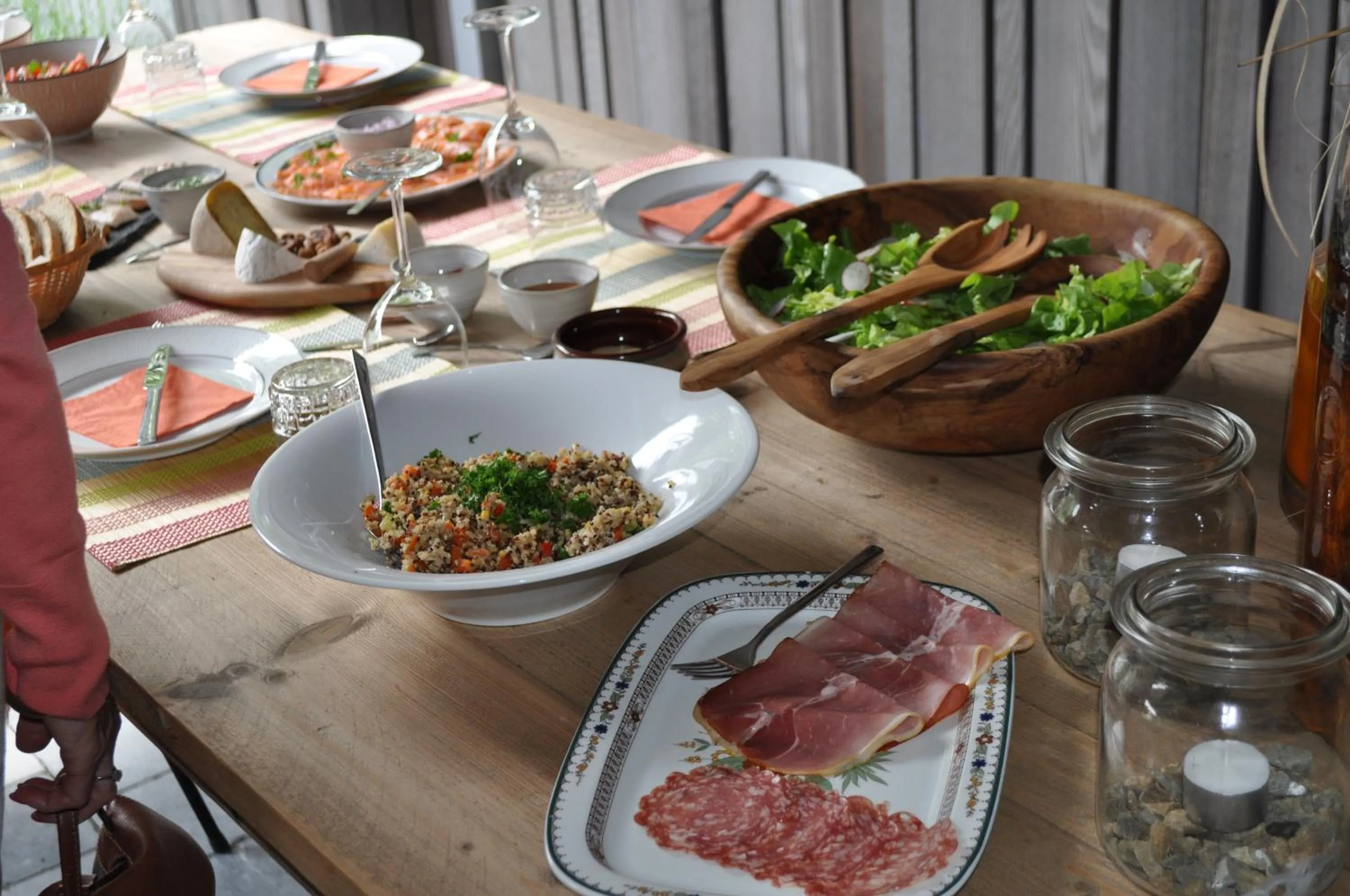 Food and drinks in B&B Maison Honorine