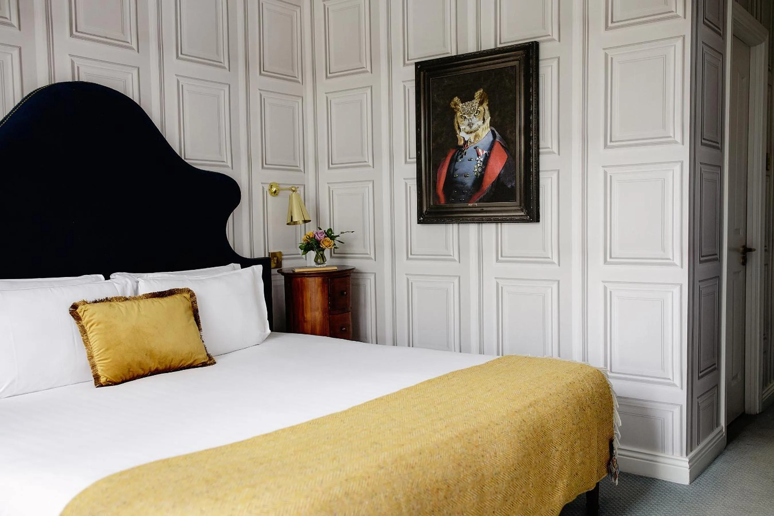 Bedroom, Bed in Pembroke Townhouse