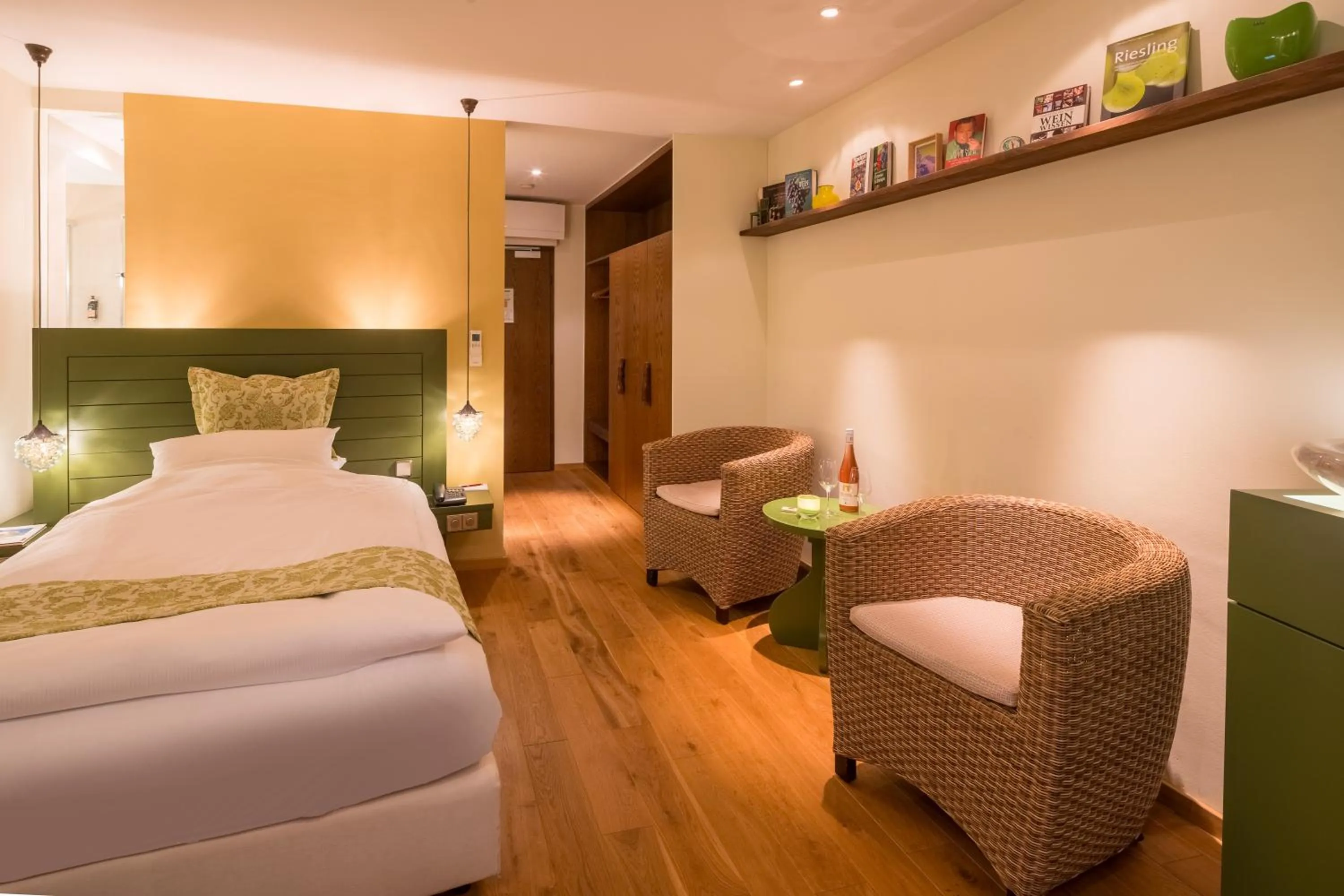 Toilet, Bed in Hotel Heiligenstein