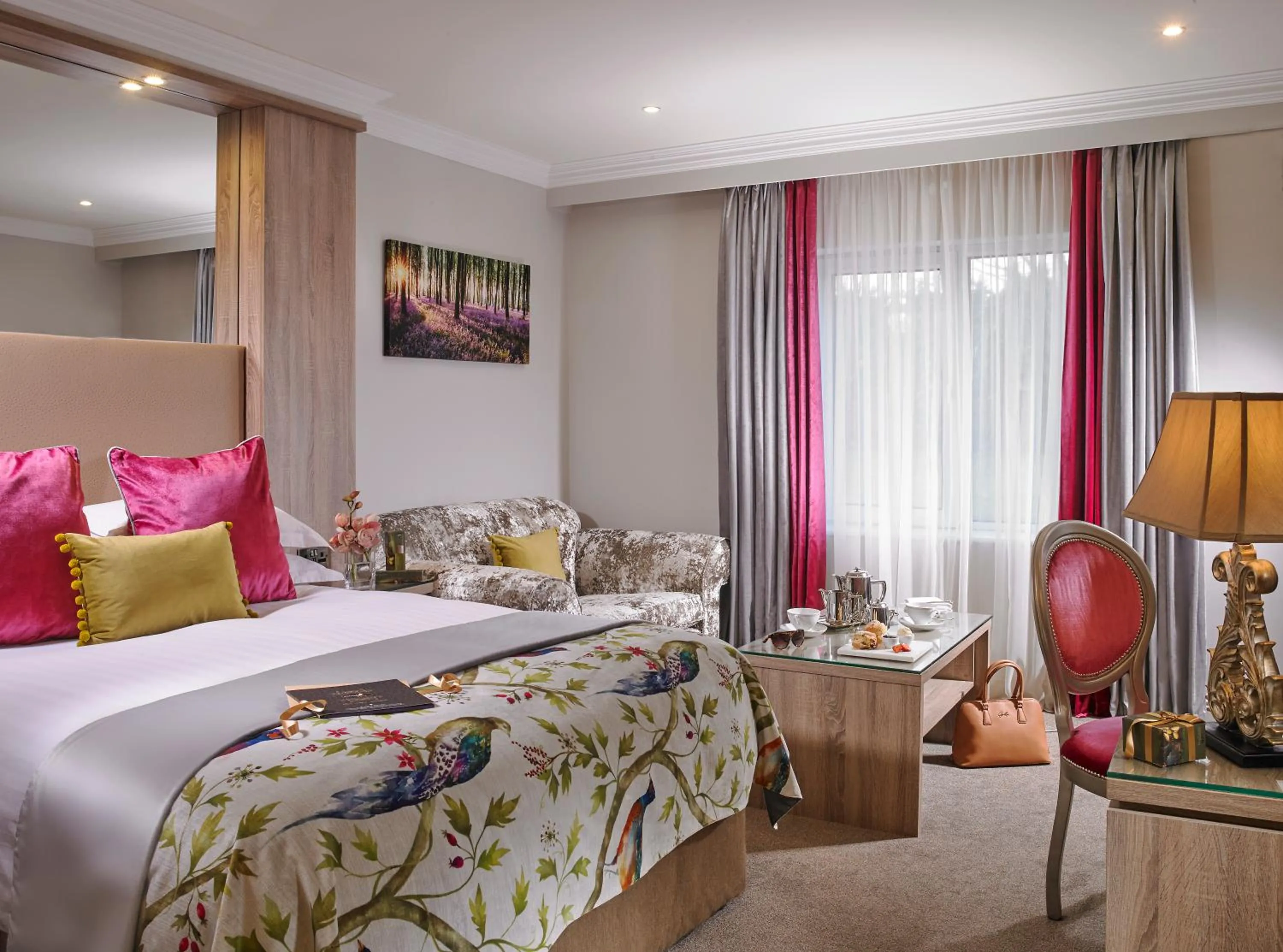 Bedroom, Bed in Fitzgeralds Woodlands House Hotel