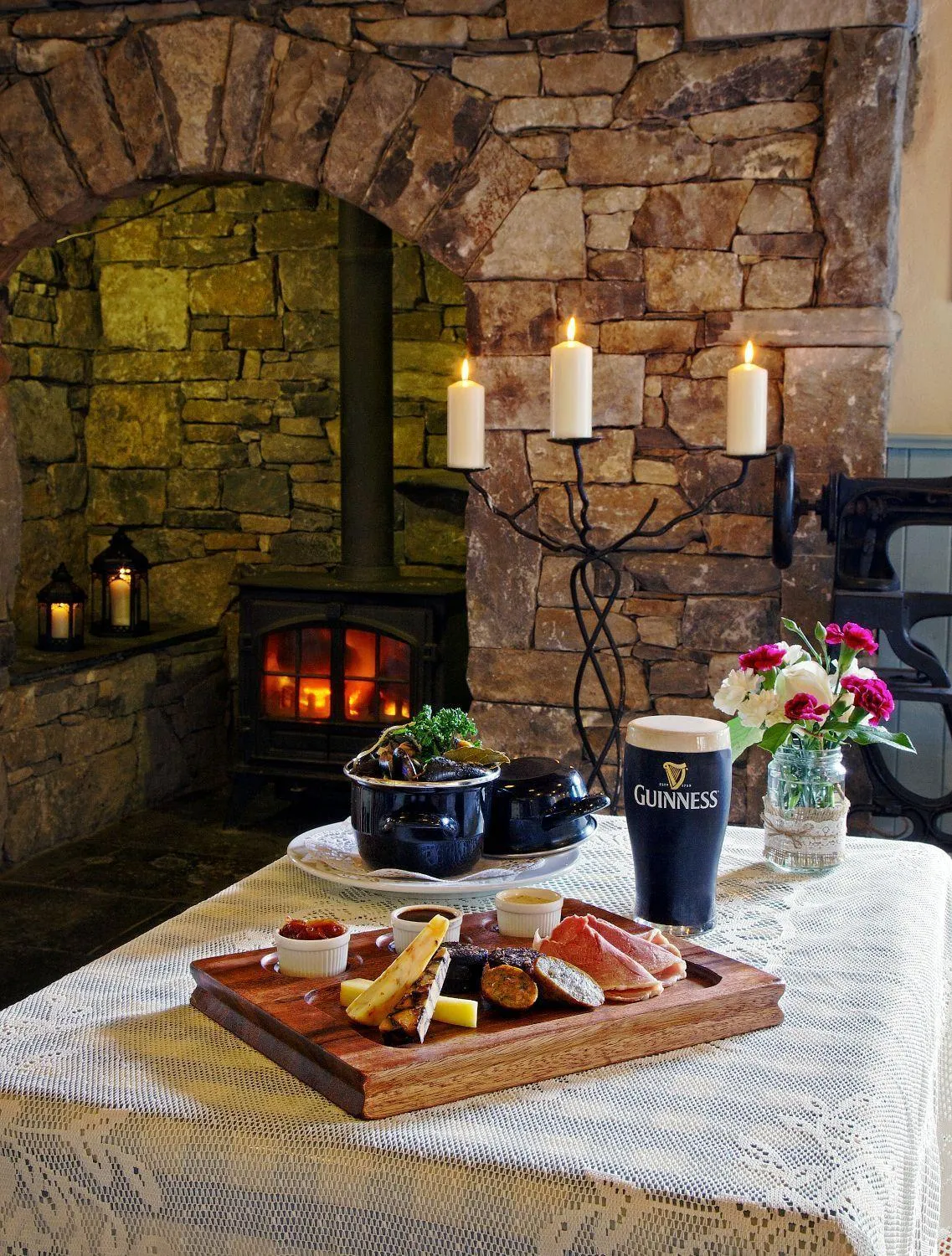 Food close-up in Fitzgeralds Woodlands House Hotel