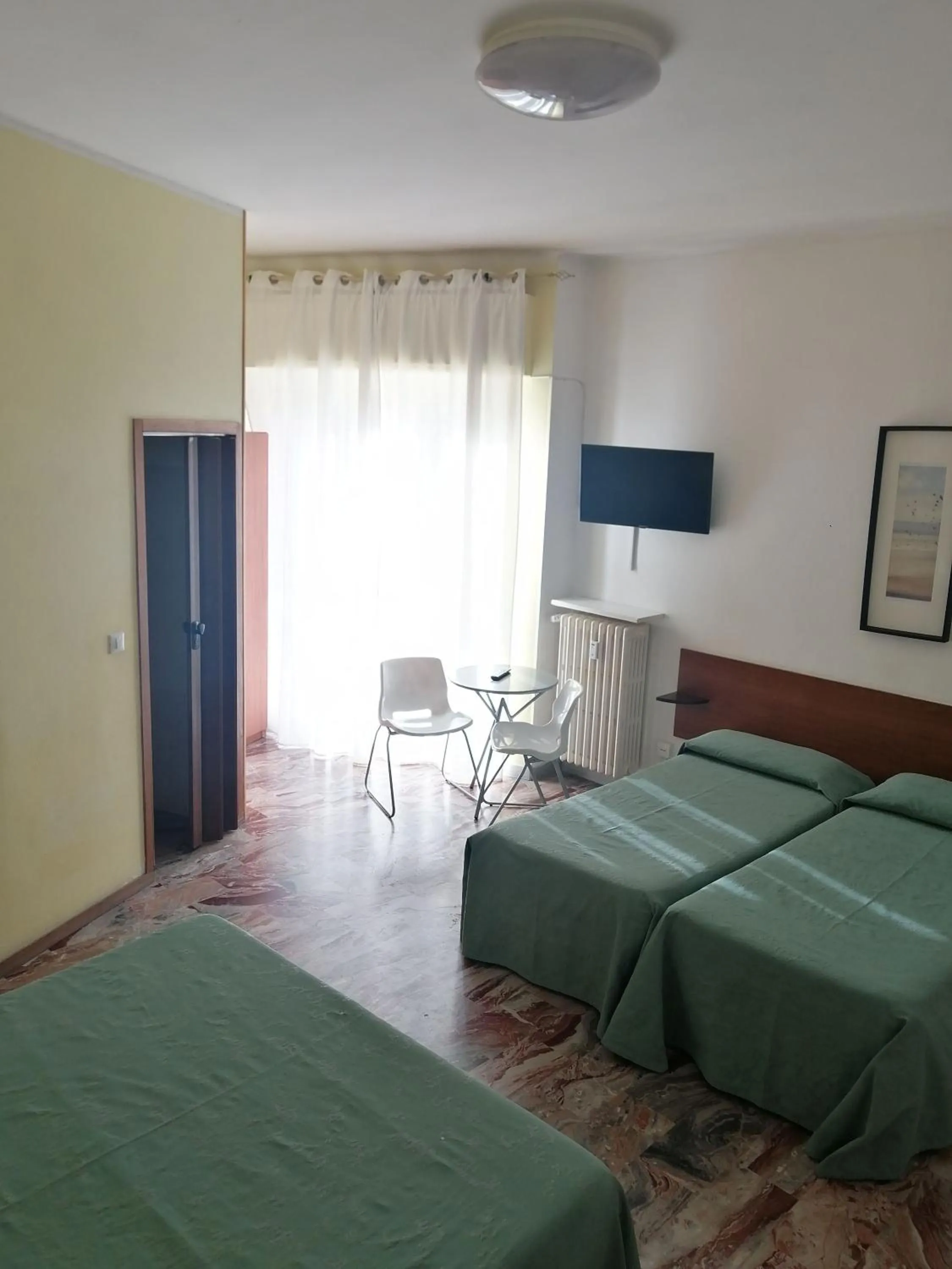 Bed in Pensione Aurora