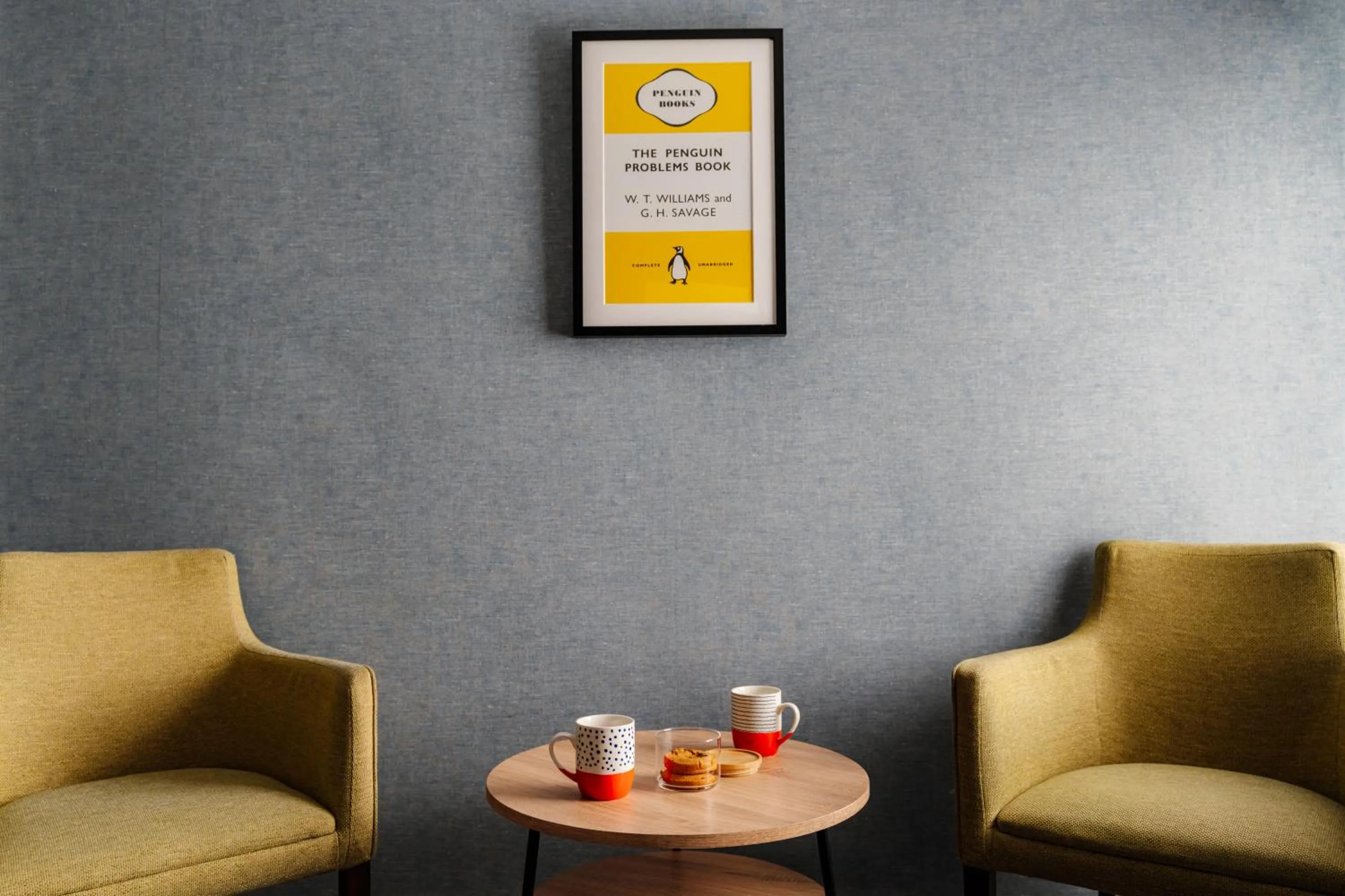 Seating area in Craig Manor