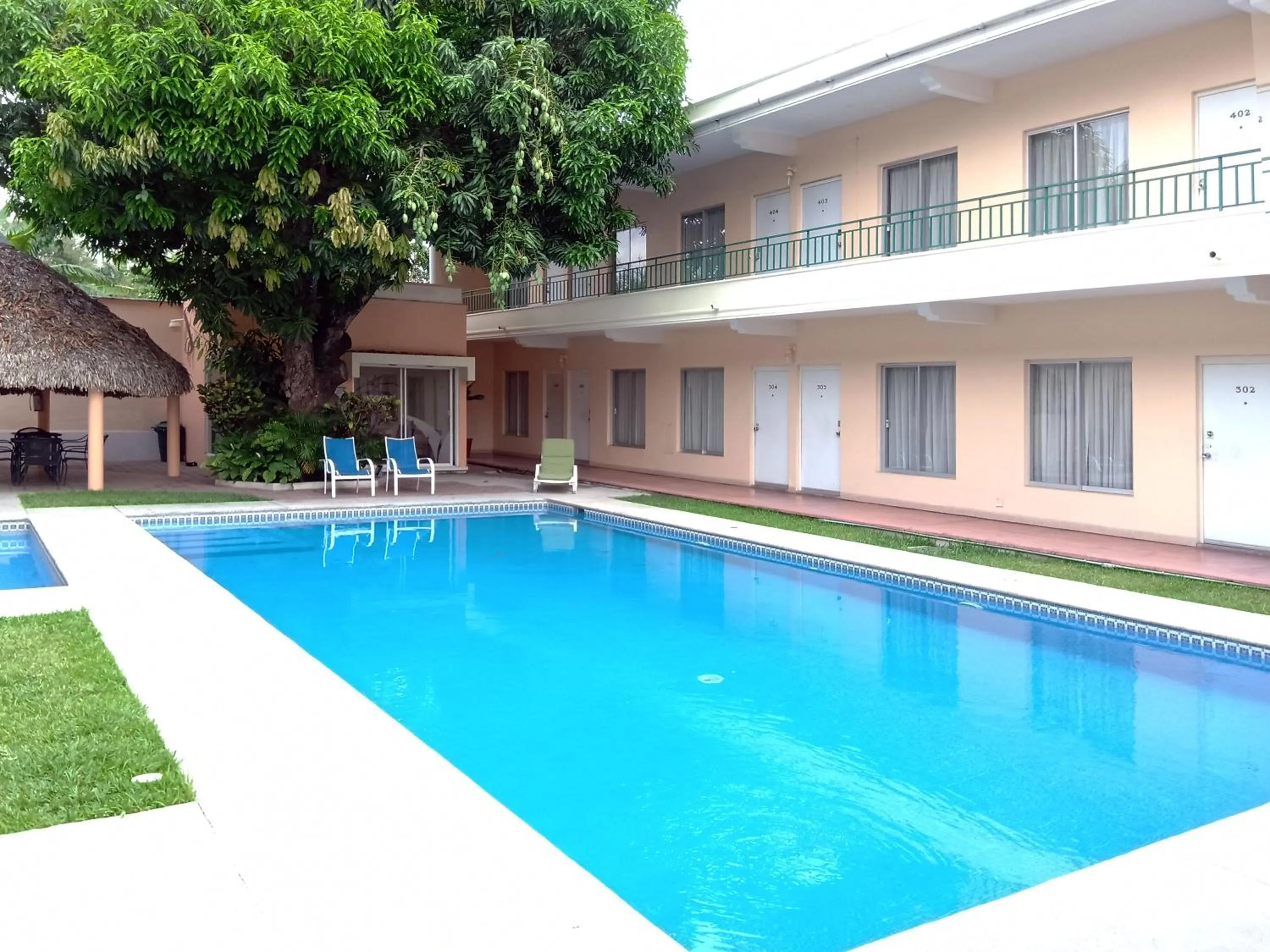 Pool view in Villa Esmeralda