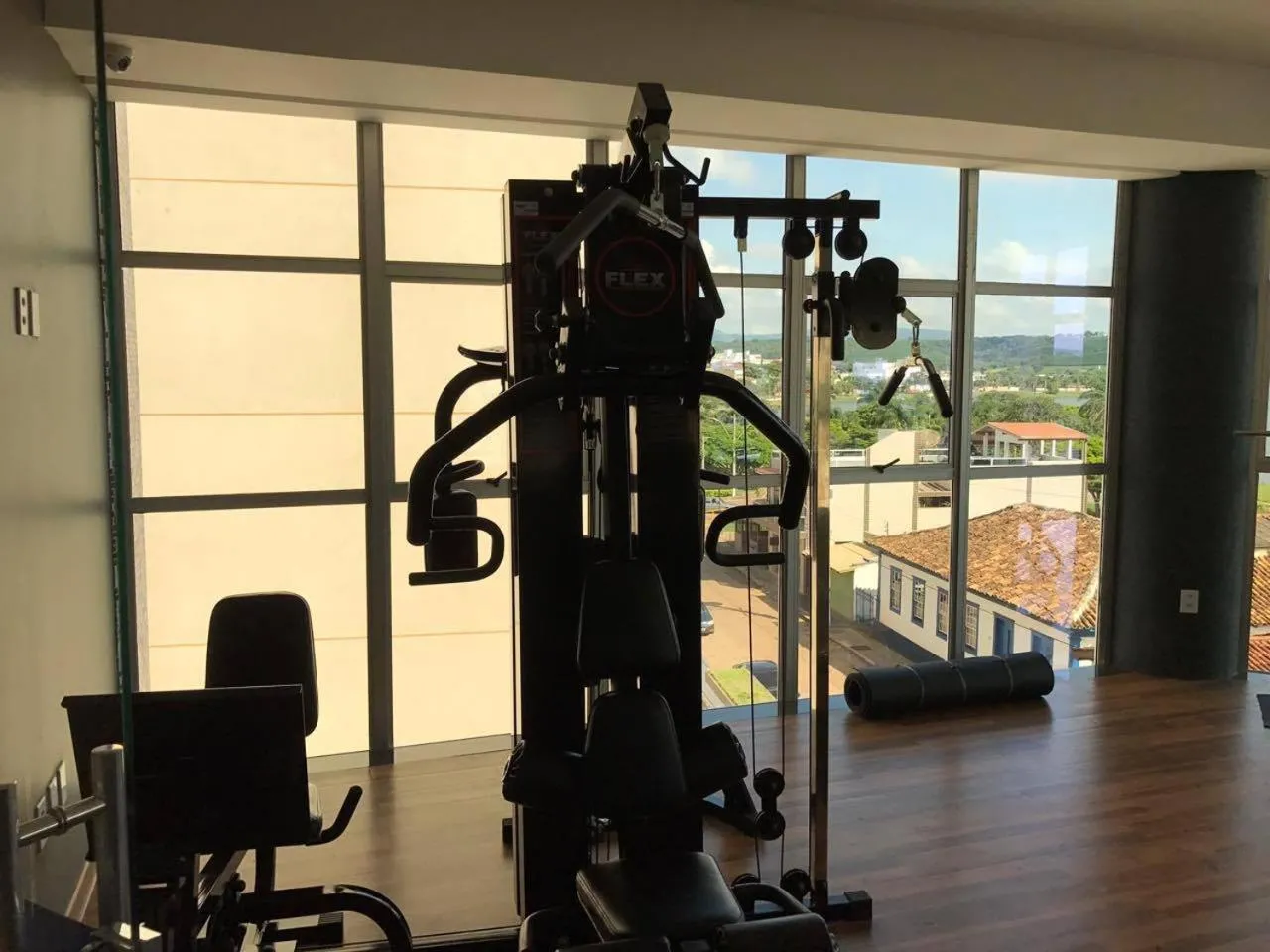 Fitness centre/facilities in Racini Suites Hotel