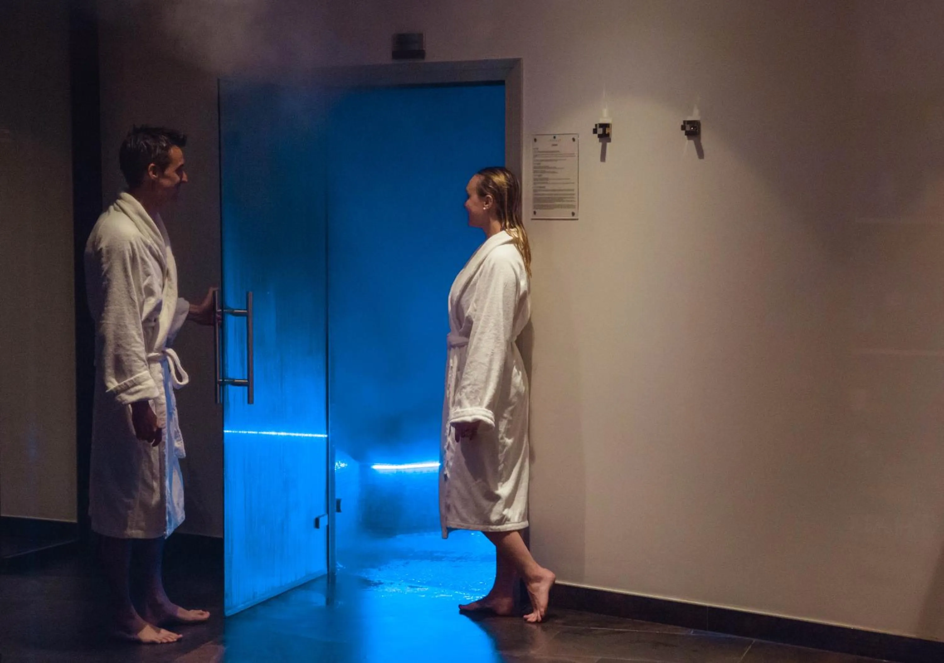 Steam room in Westminster Hotel & Spa Nice