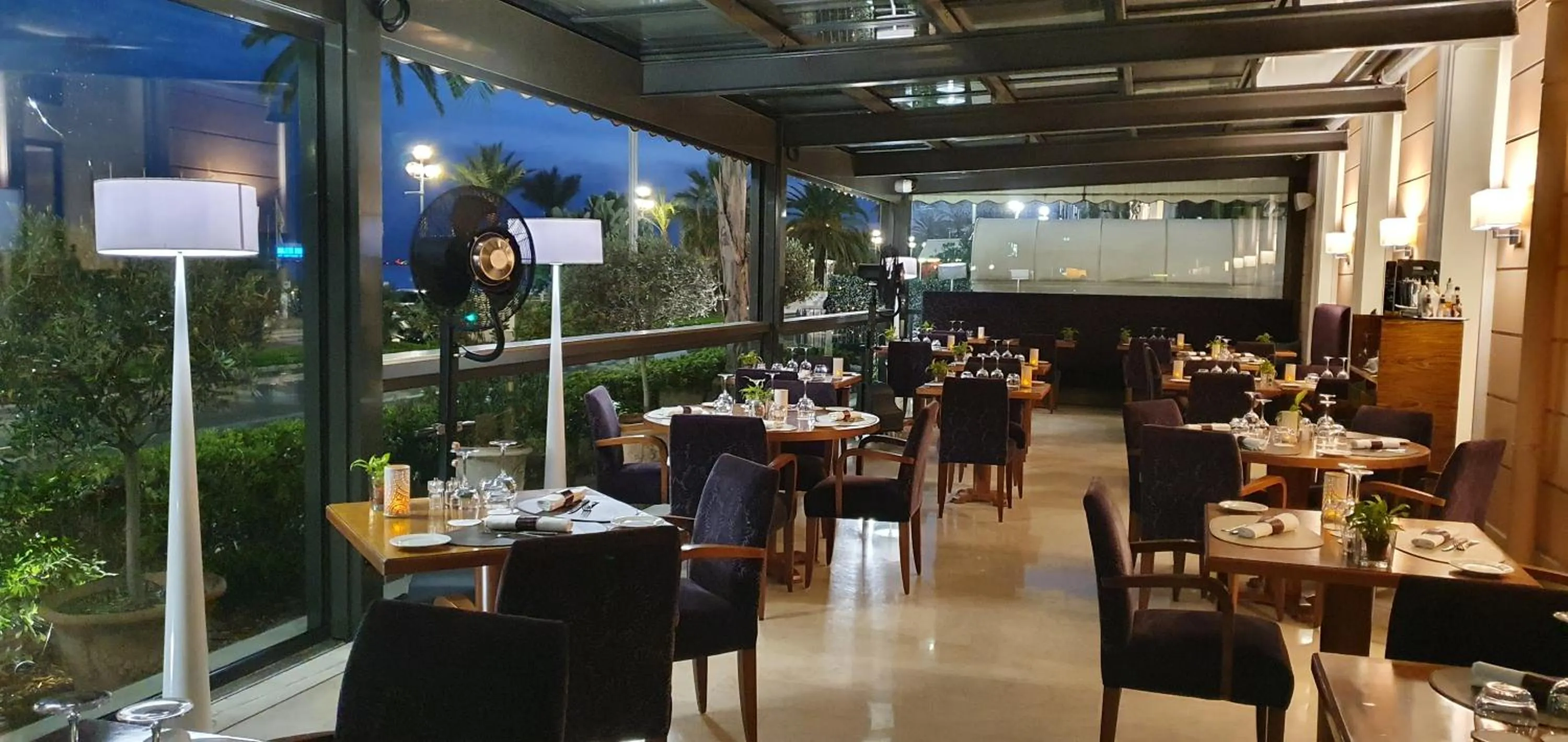 Patio in Westminster Hotel & Spa Nice