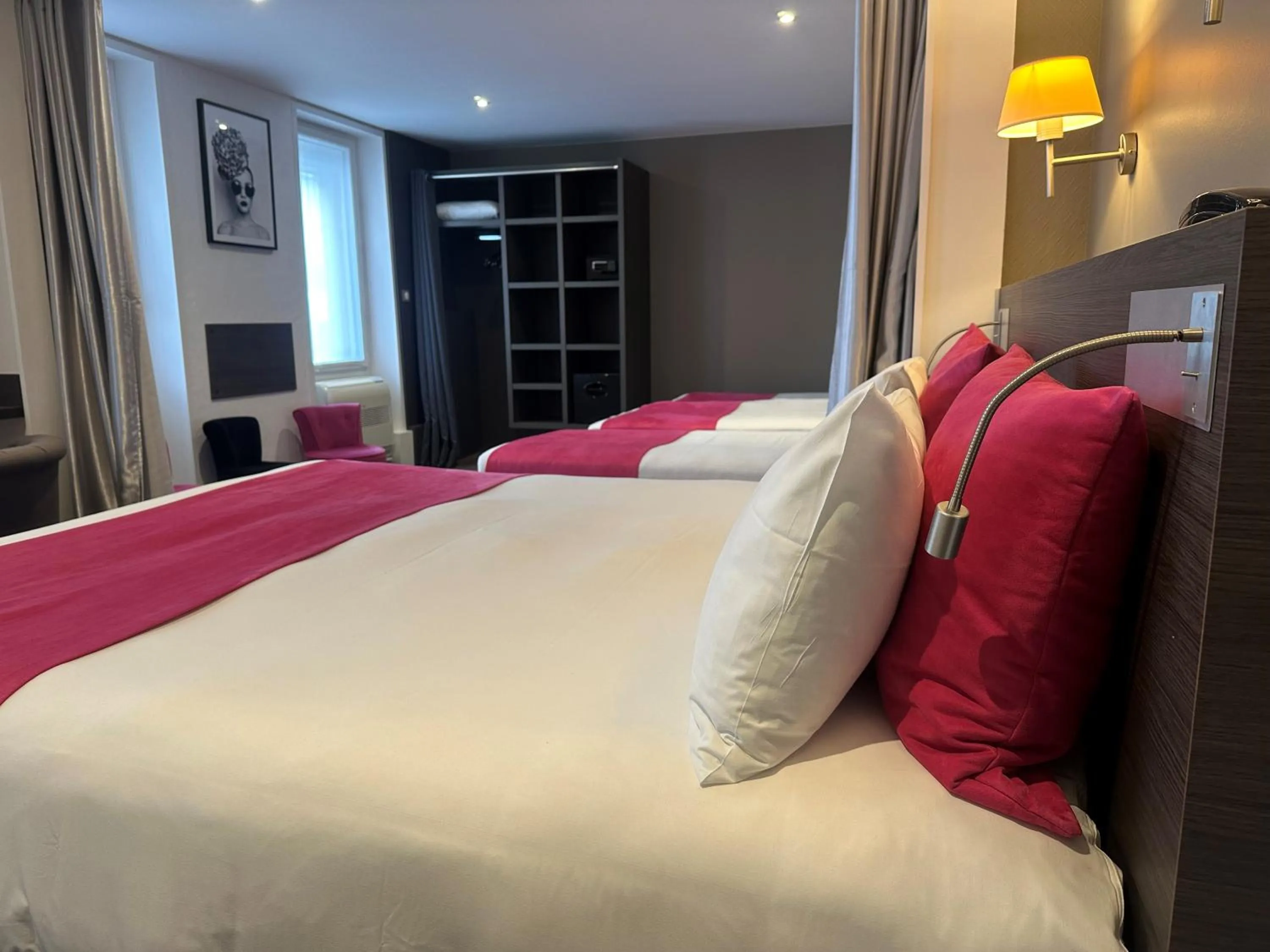 Bed in Hotel Des Dunes