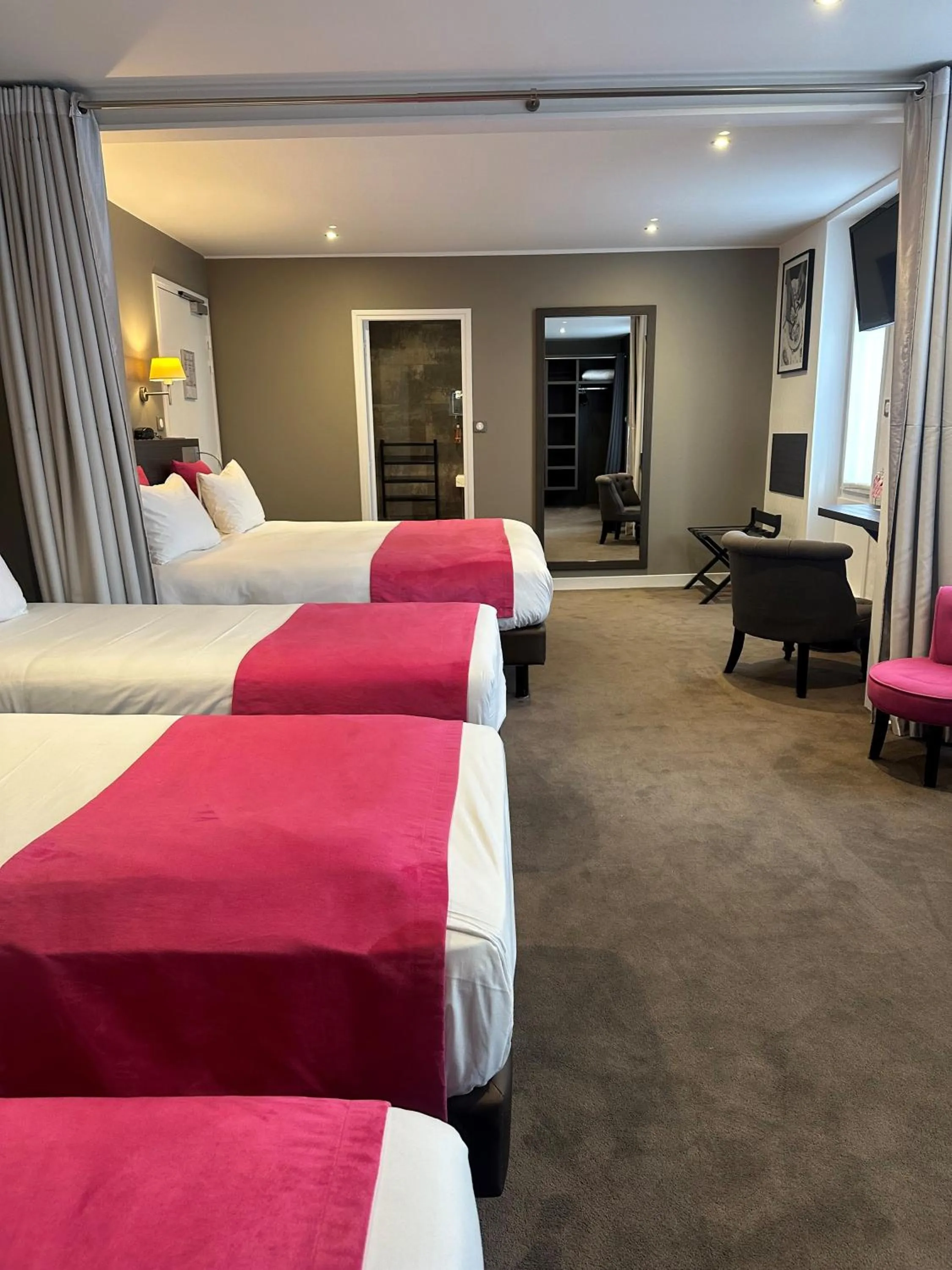 Bed in Hotel Des Dunes