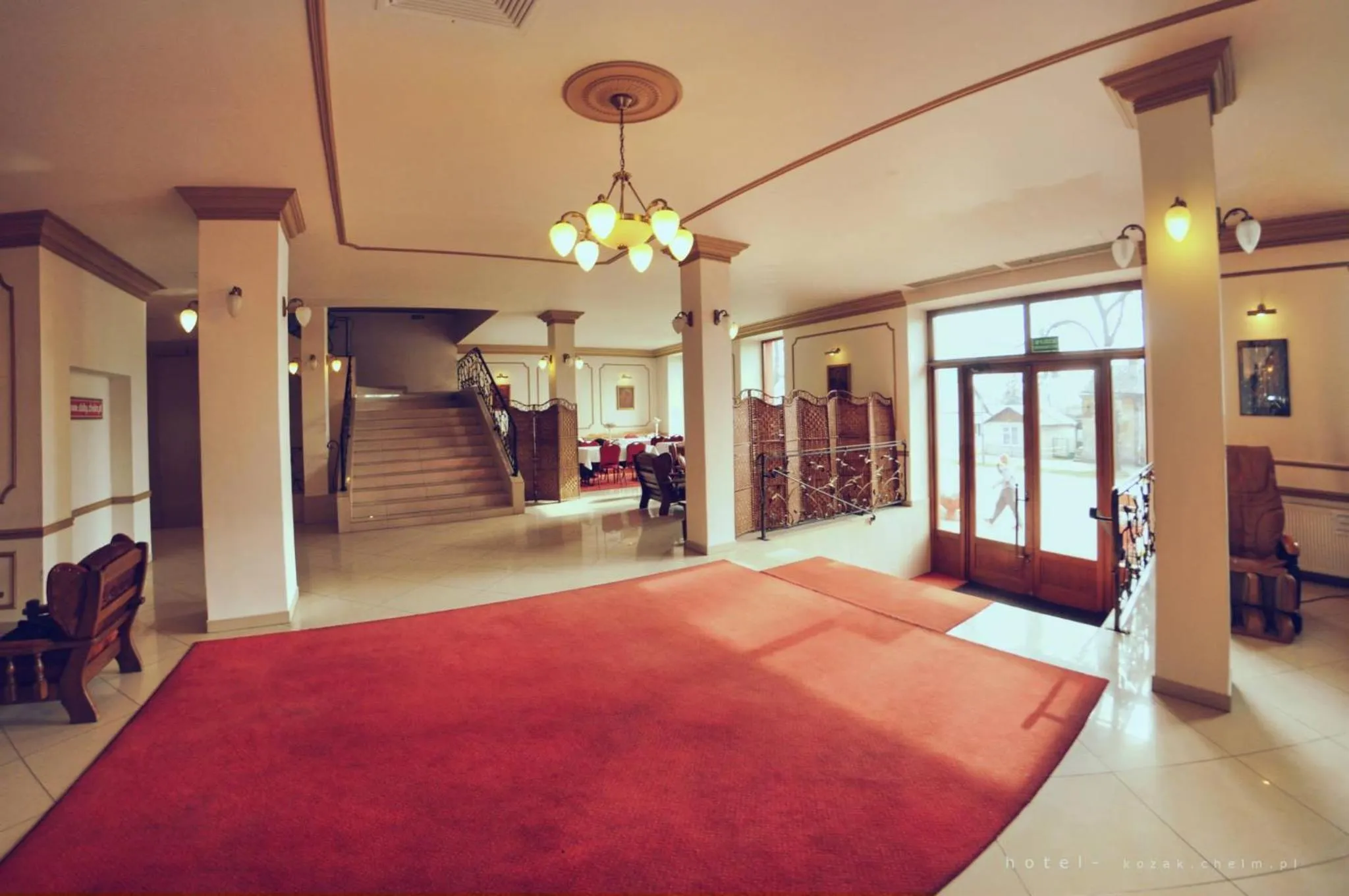 Lobby or reception, Bed in Hotel Kozak