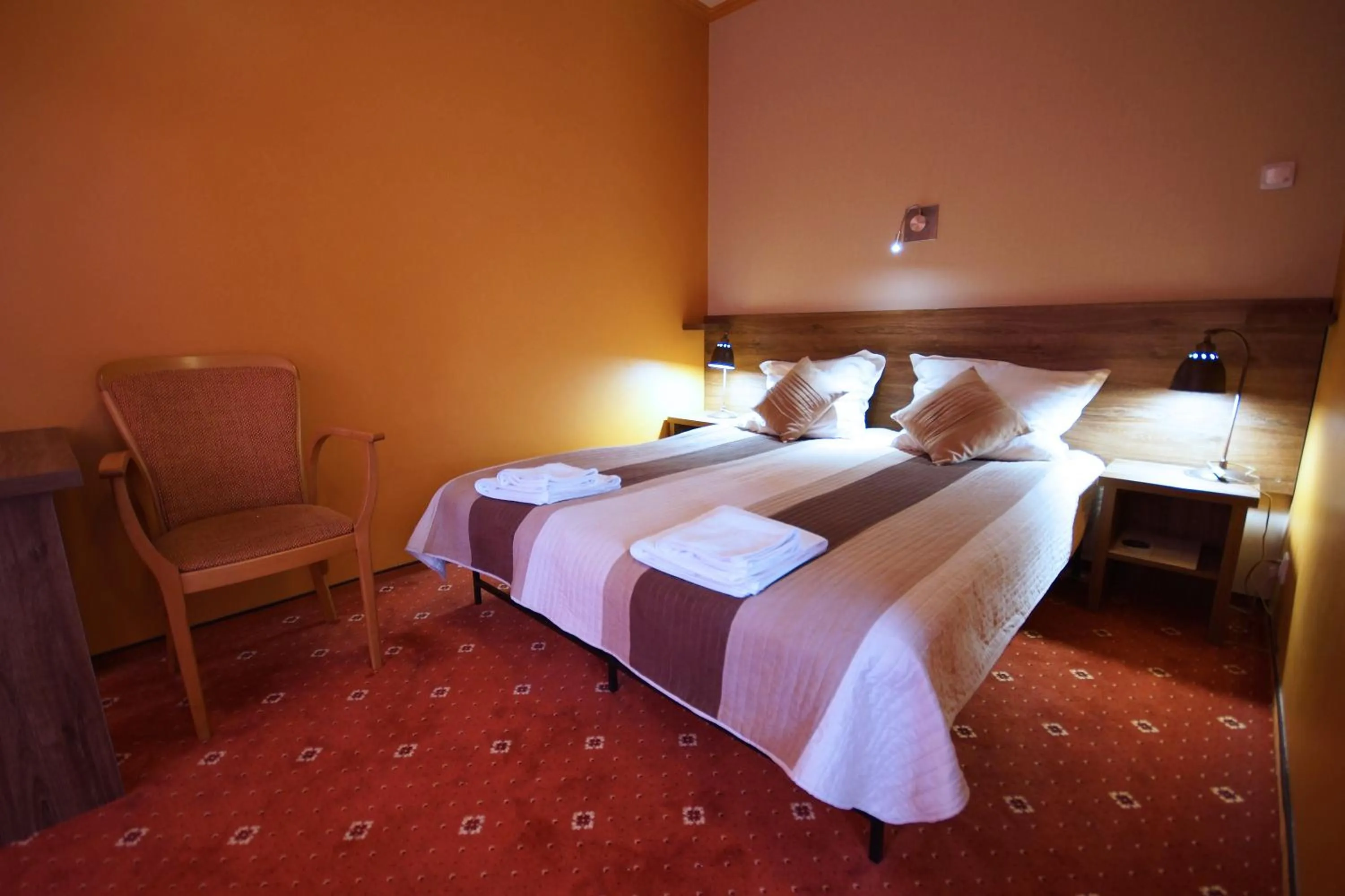 Bed in Hotel Kozak
