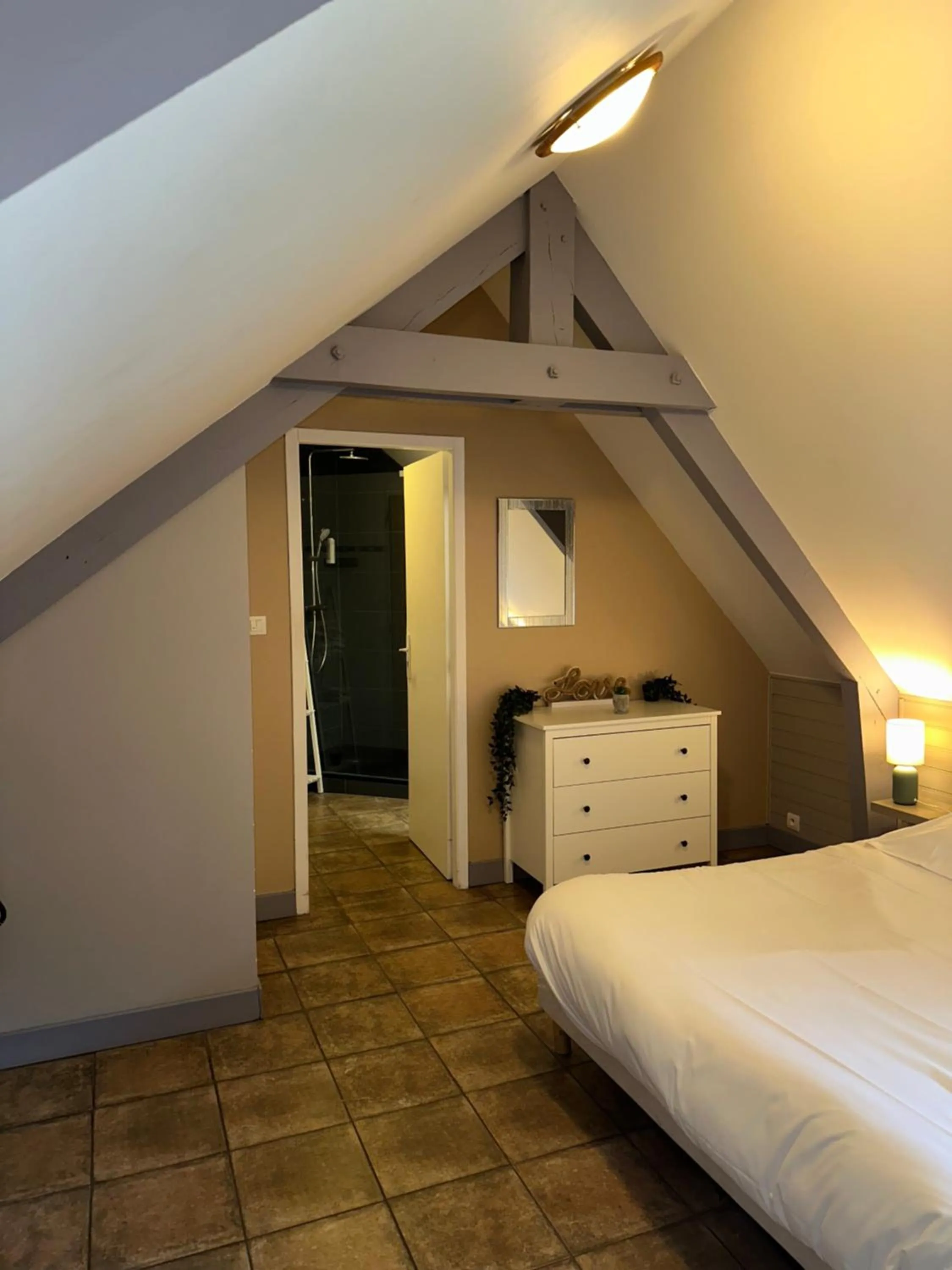 Bedroom, Bed in Logis Hôtel Volcan Sancy